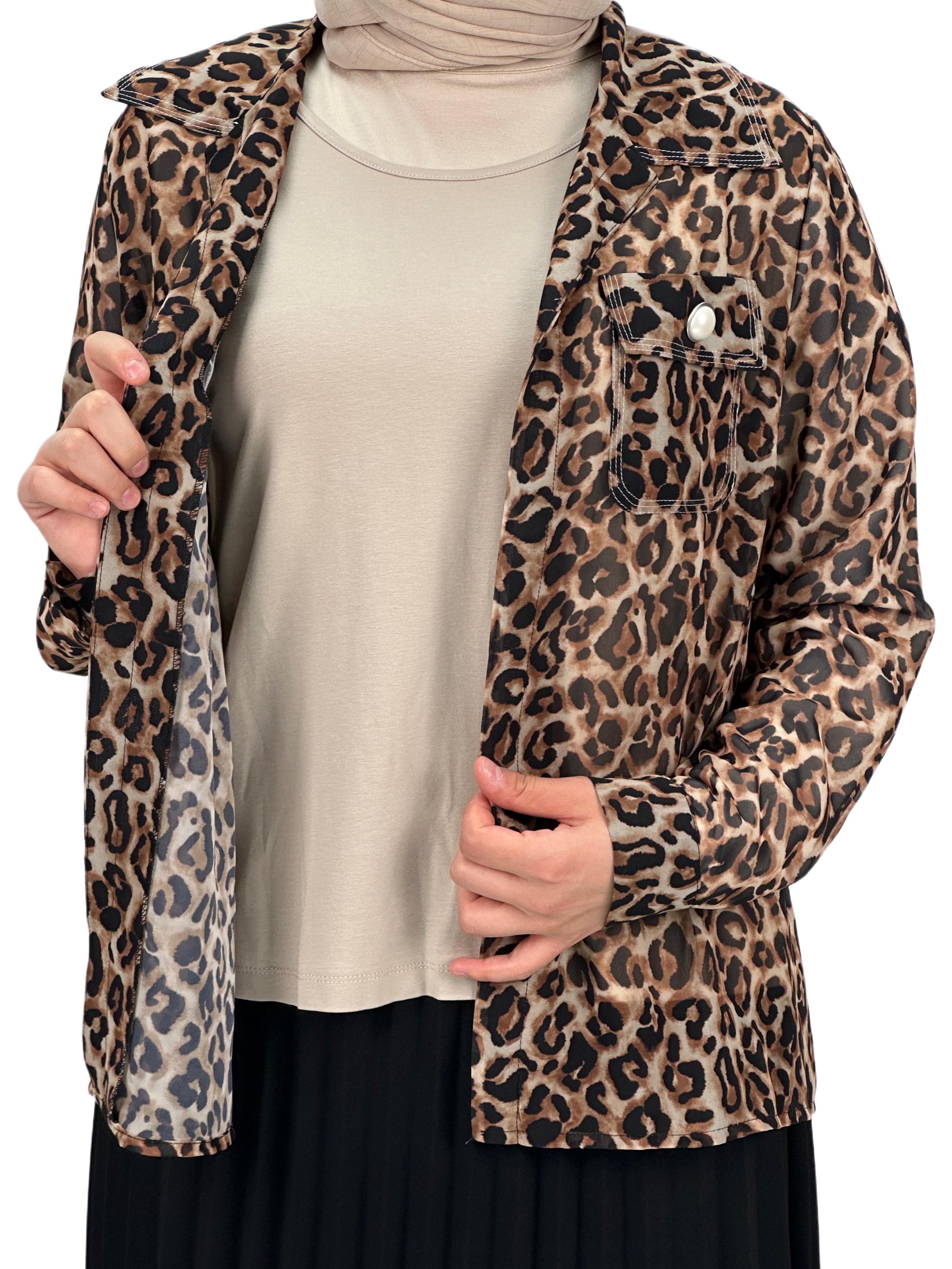 Büyük Beden Gömlek ve Bluz Takım Kahve OTW60014