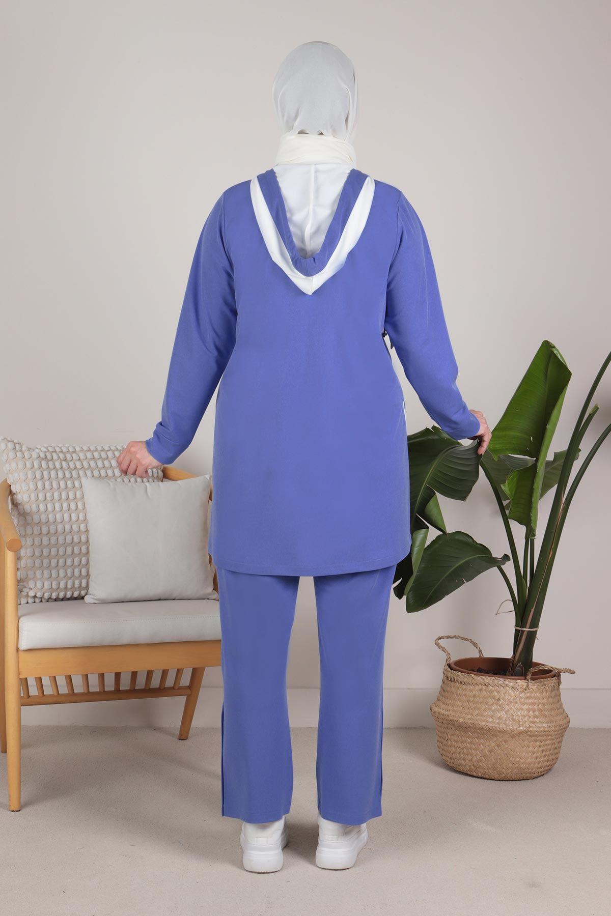 Büyük Beden Spor Takım Mavi OTW35087