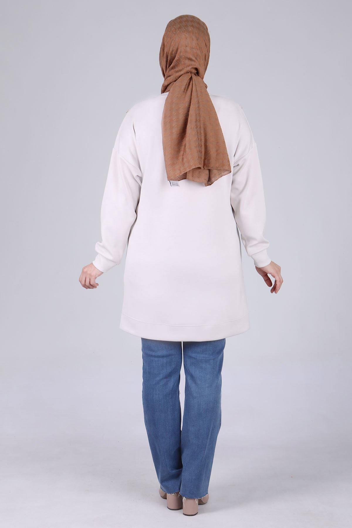 Büyük Beden Tunik İstiridye OTW20105