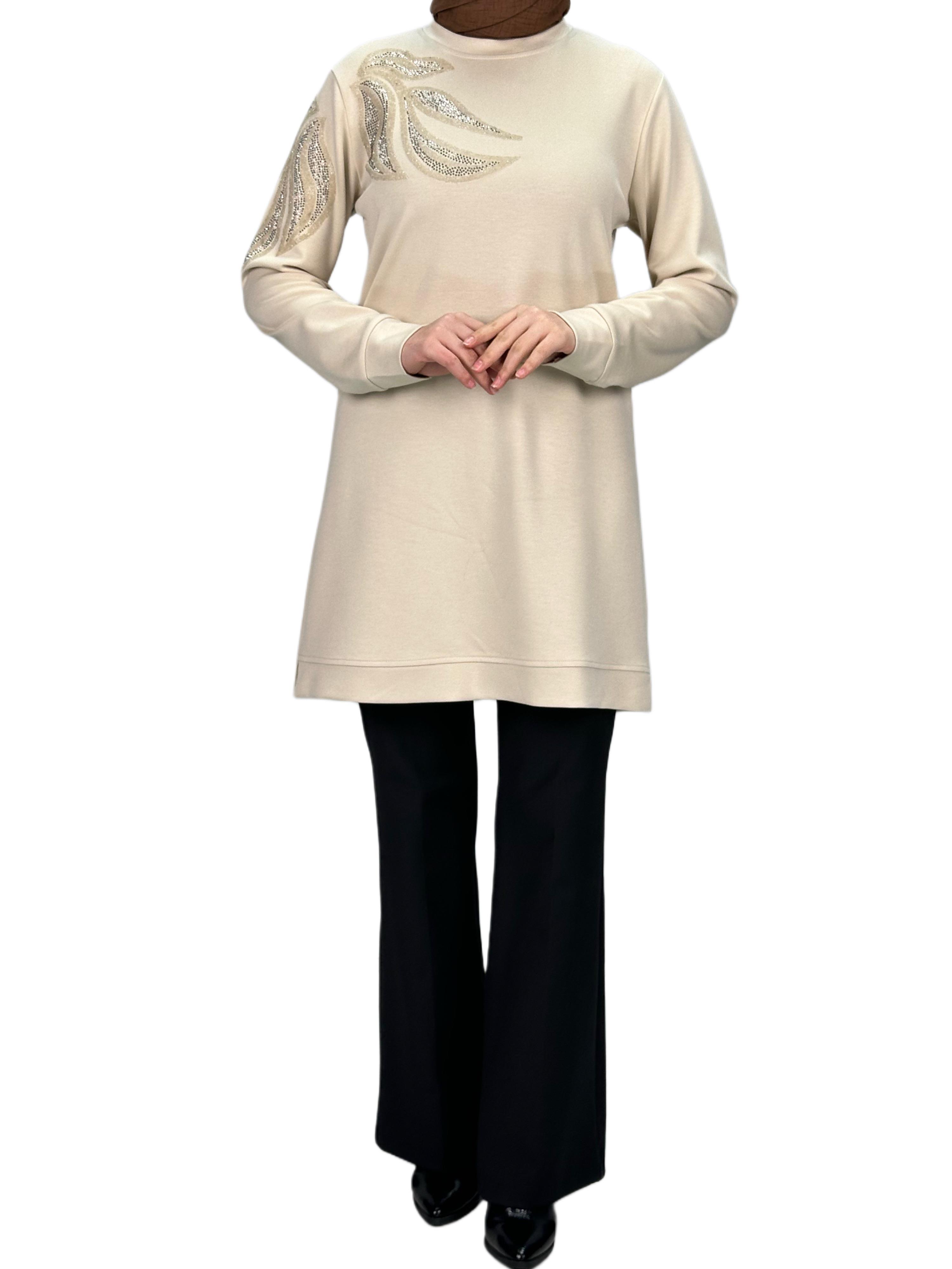 Büyük Beden Tunik Taş OTW2117