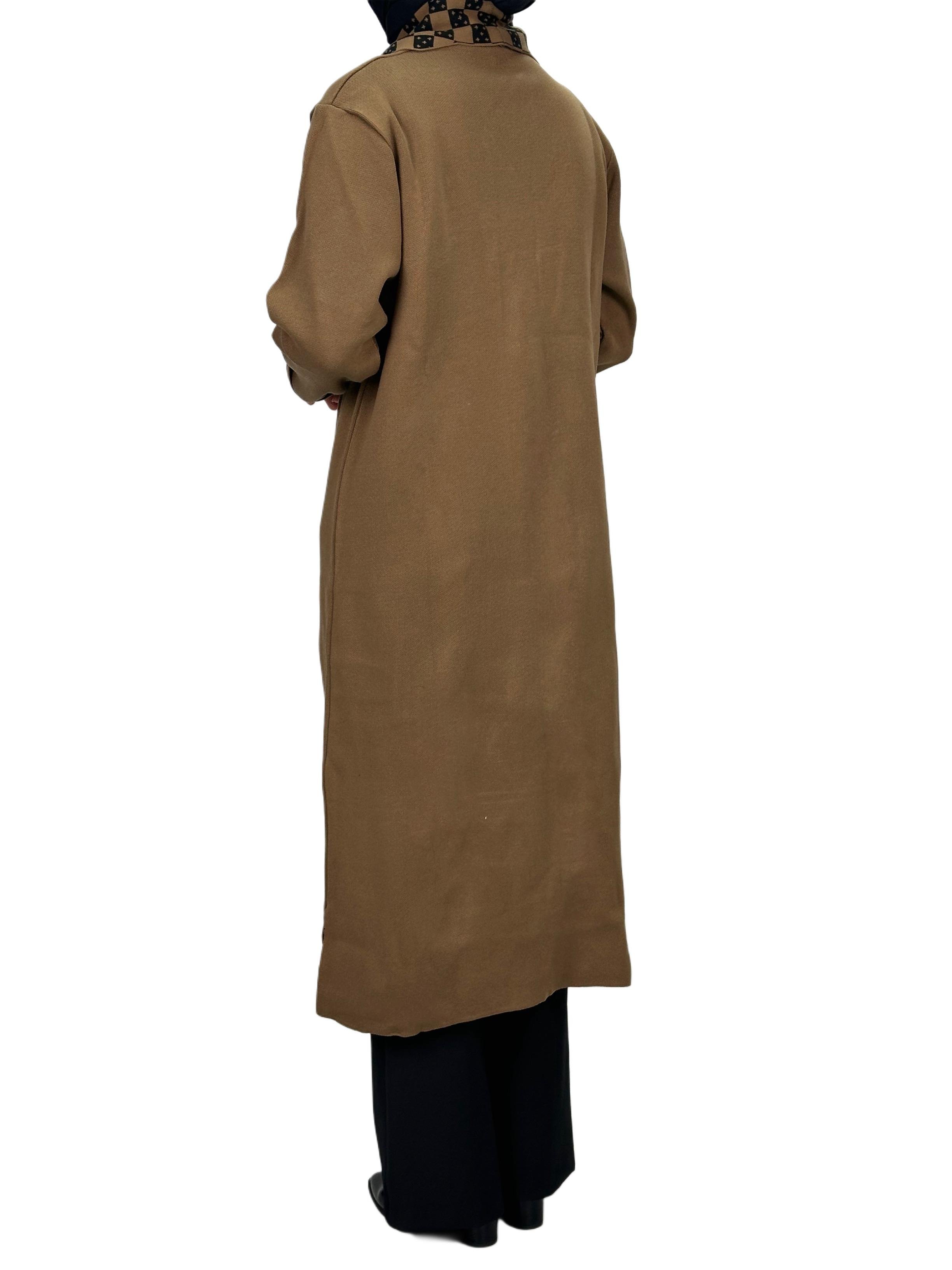 Çelik Örme Triko Hırka Kahve OTW116