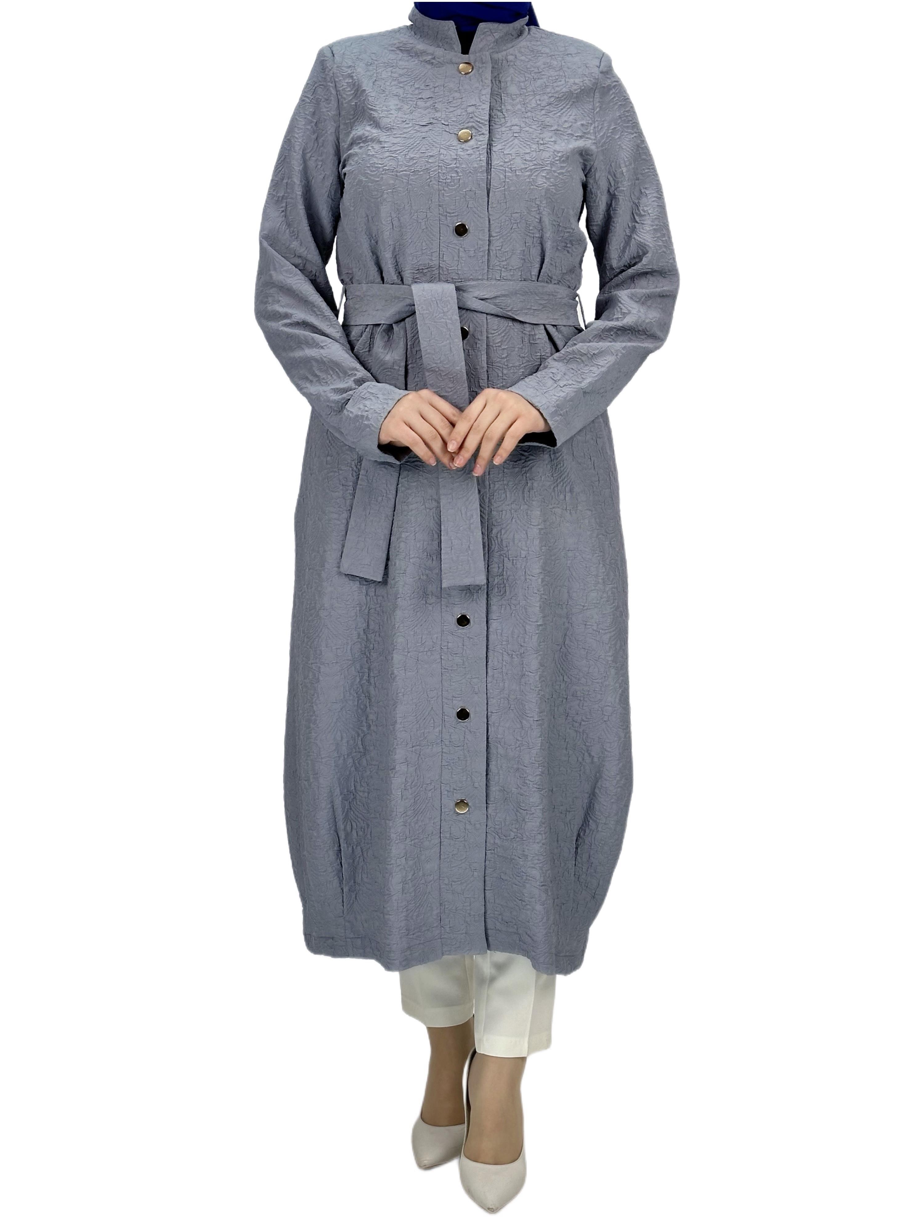 Çıtçıtlı Kap Gri OTW36228