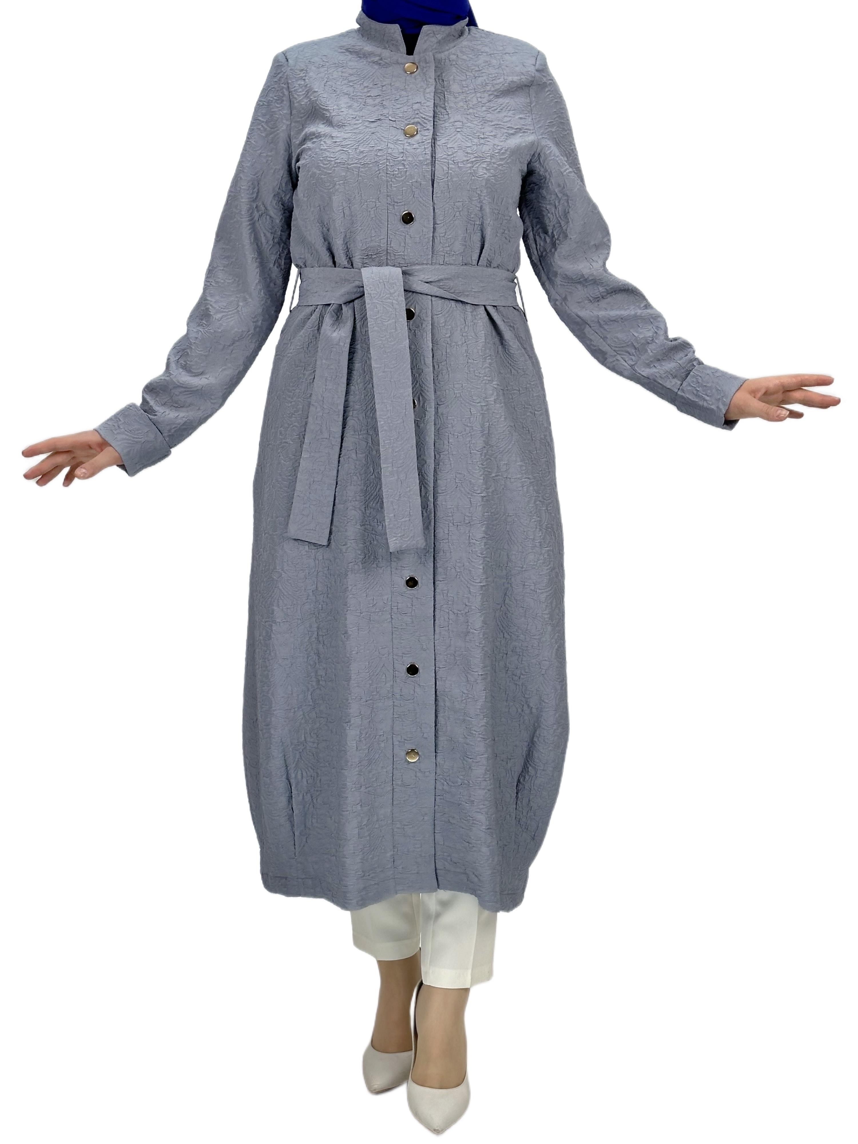 Çıtçıtlı Kap Gri OTW36228