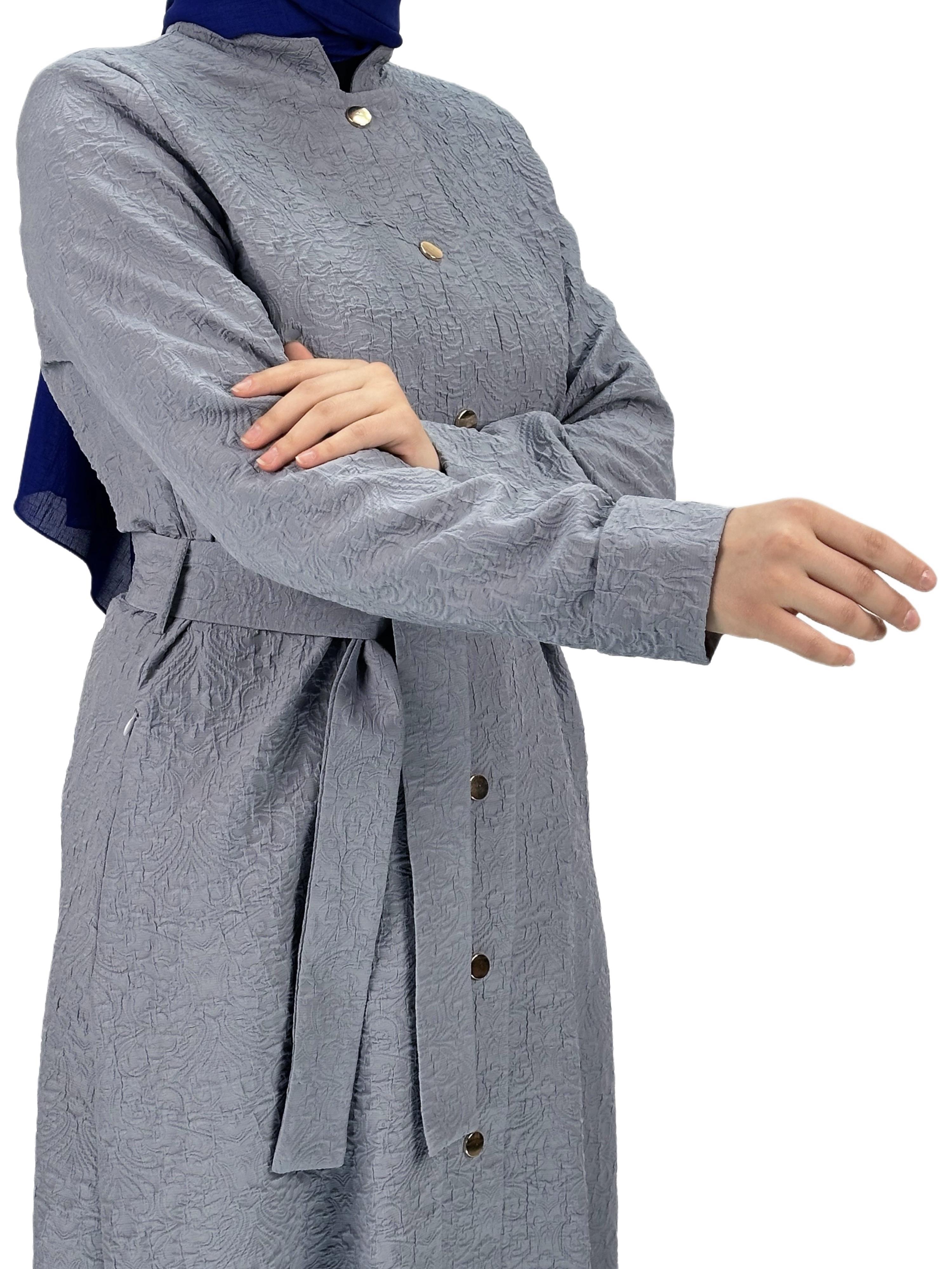 Çıtçıtlı Kap Gri OTW36228