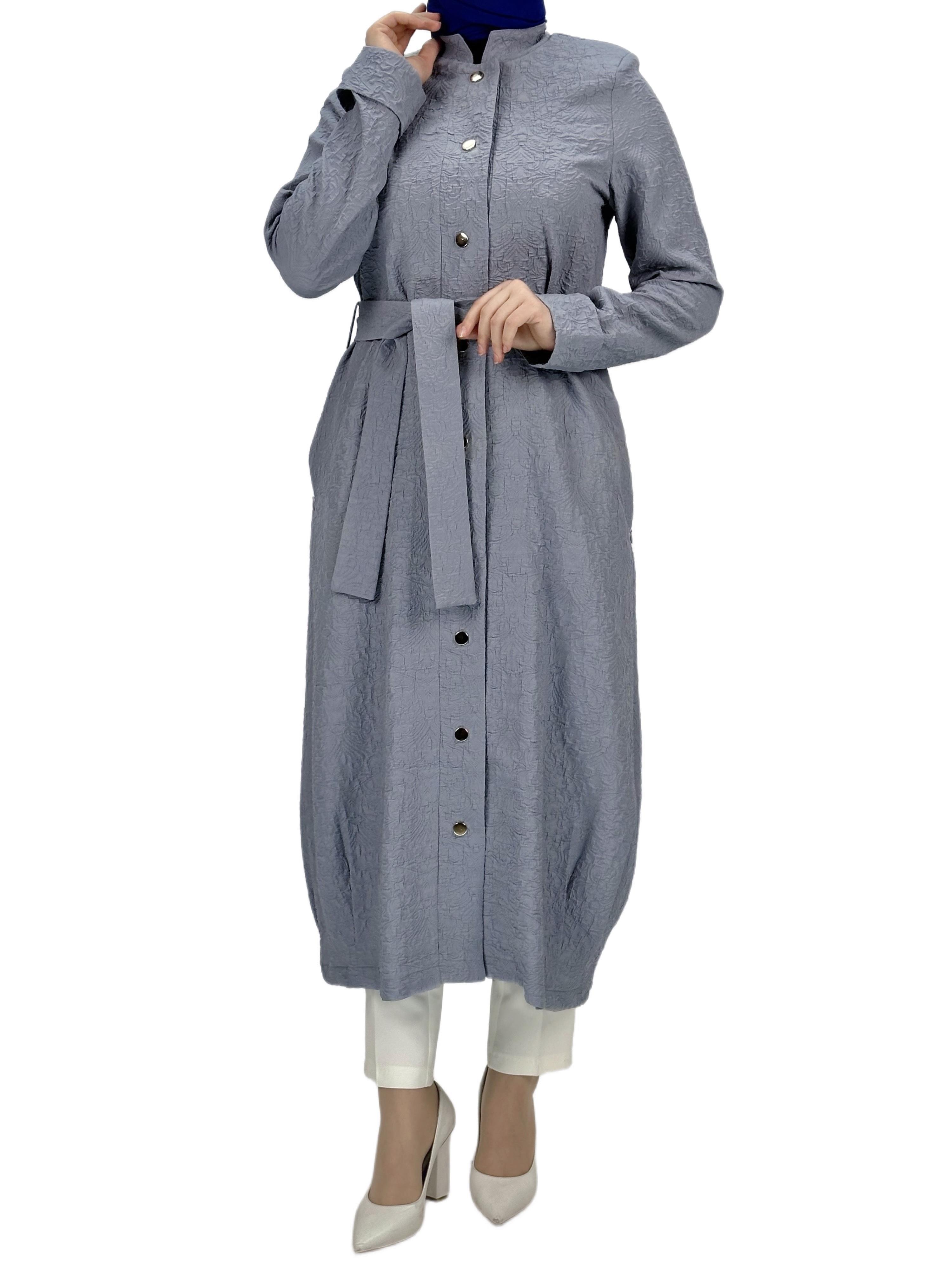 Çıtçıtlı Kap Gri OTW36228