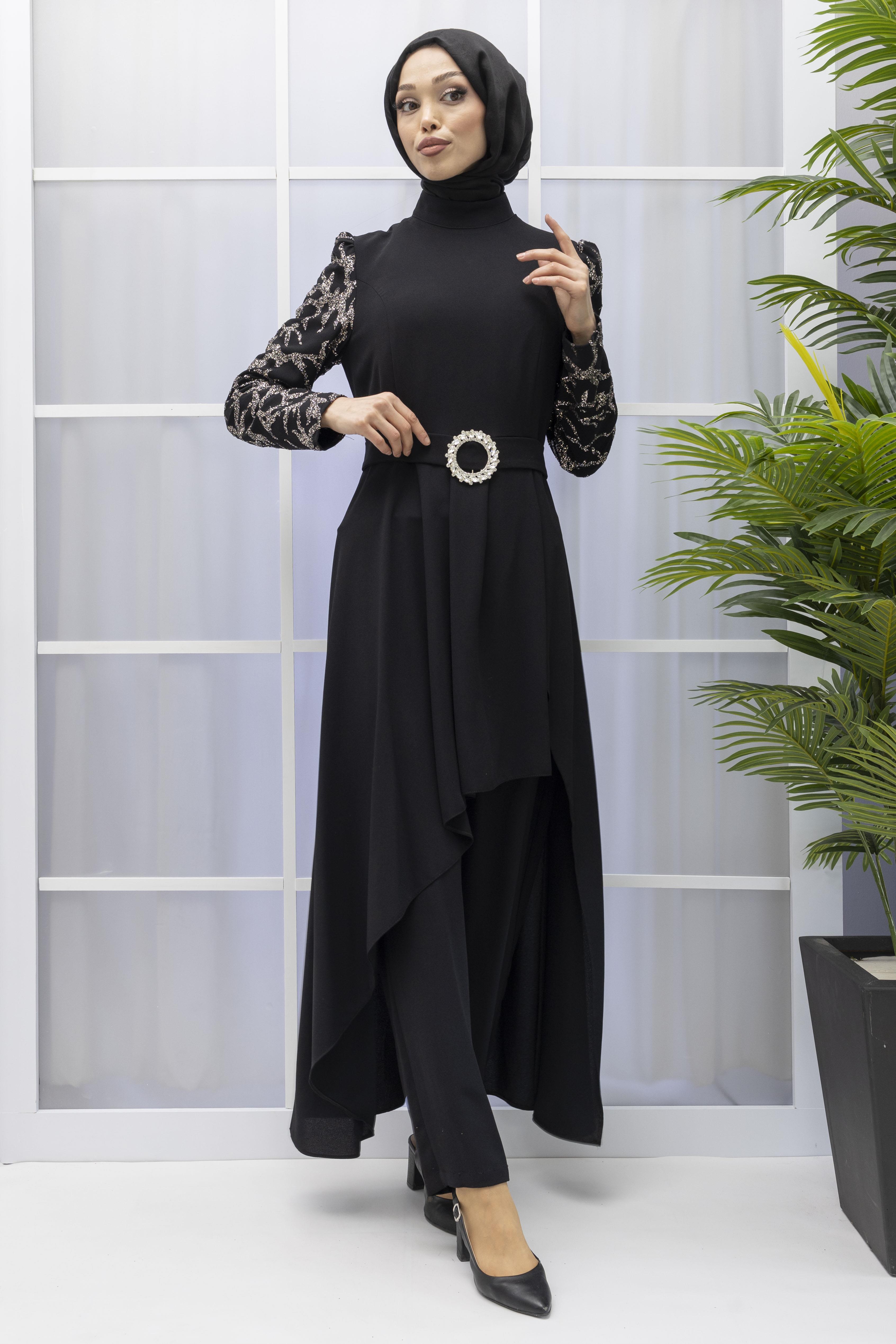 GAZELLA TESETTÜR ABİYE TAKIM Siyah OTW38929