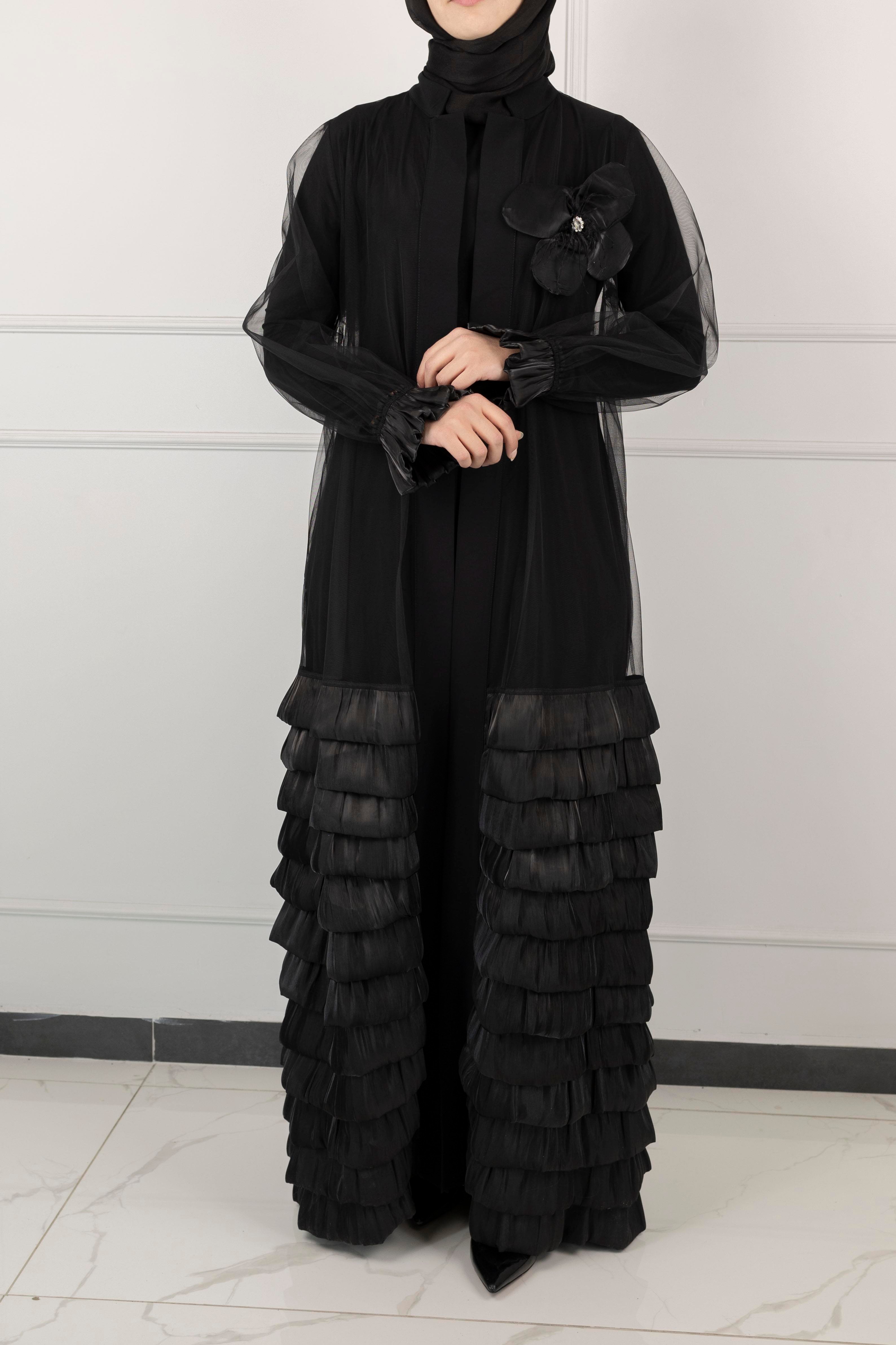 GENÇ ABAYA TAKIM Siyah OTW2146