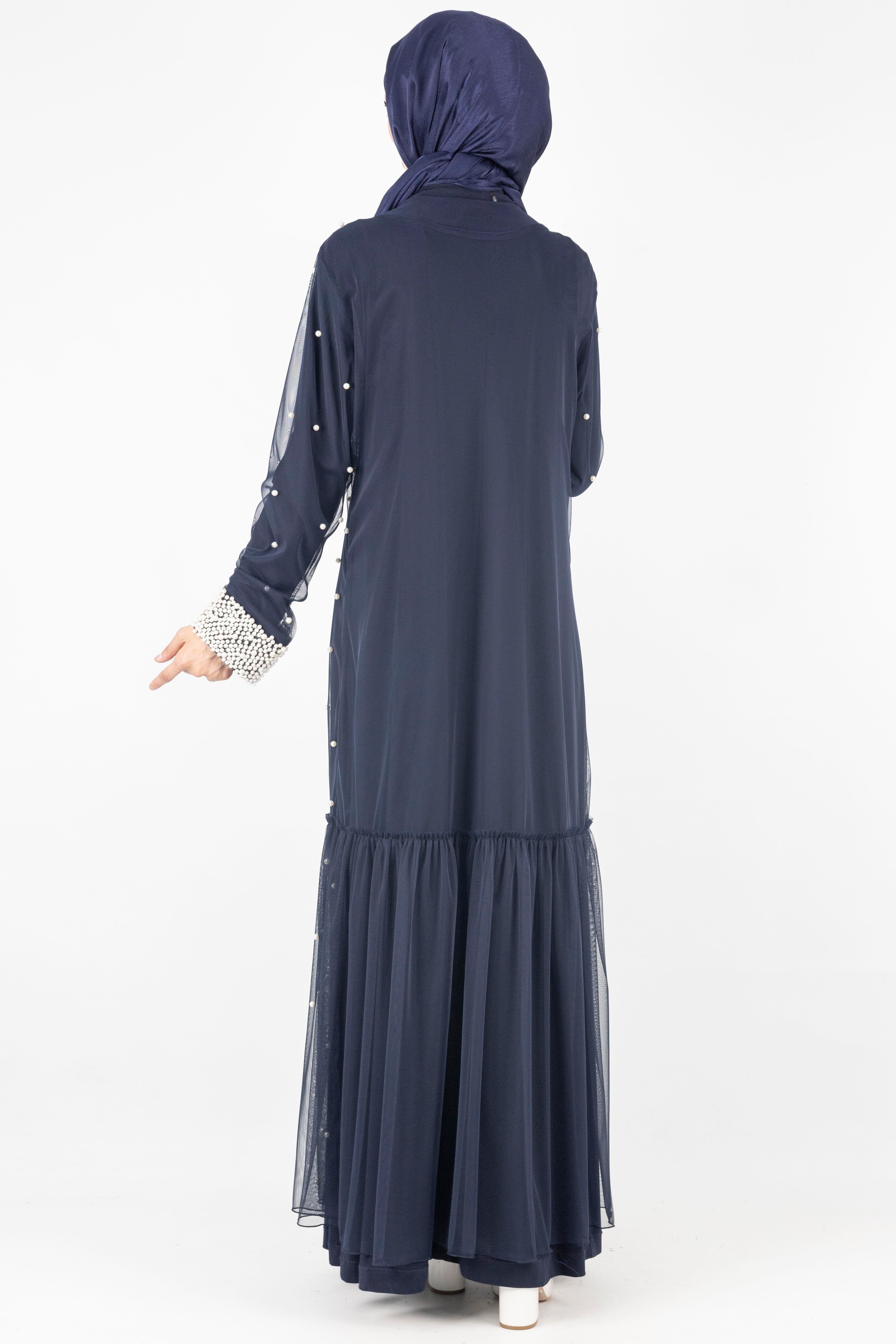 İncili Abayalı Takım Lacivert OTW36236