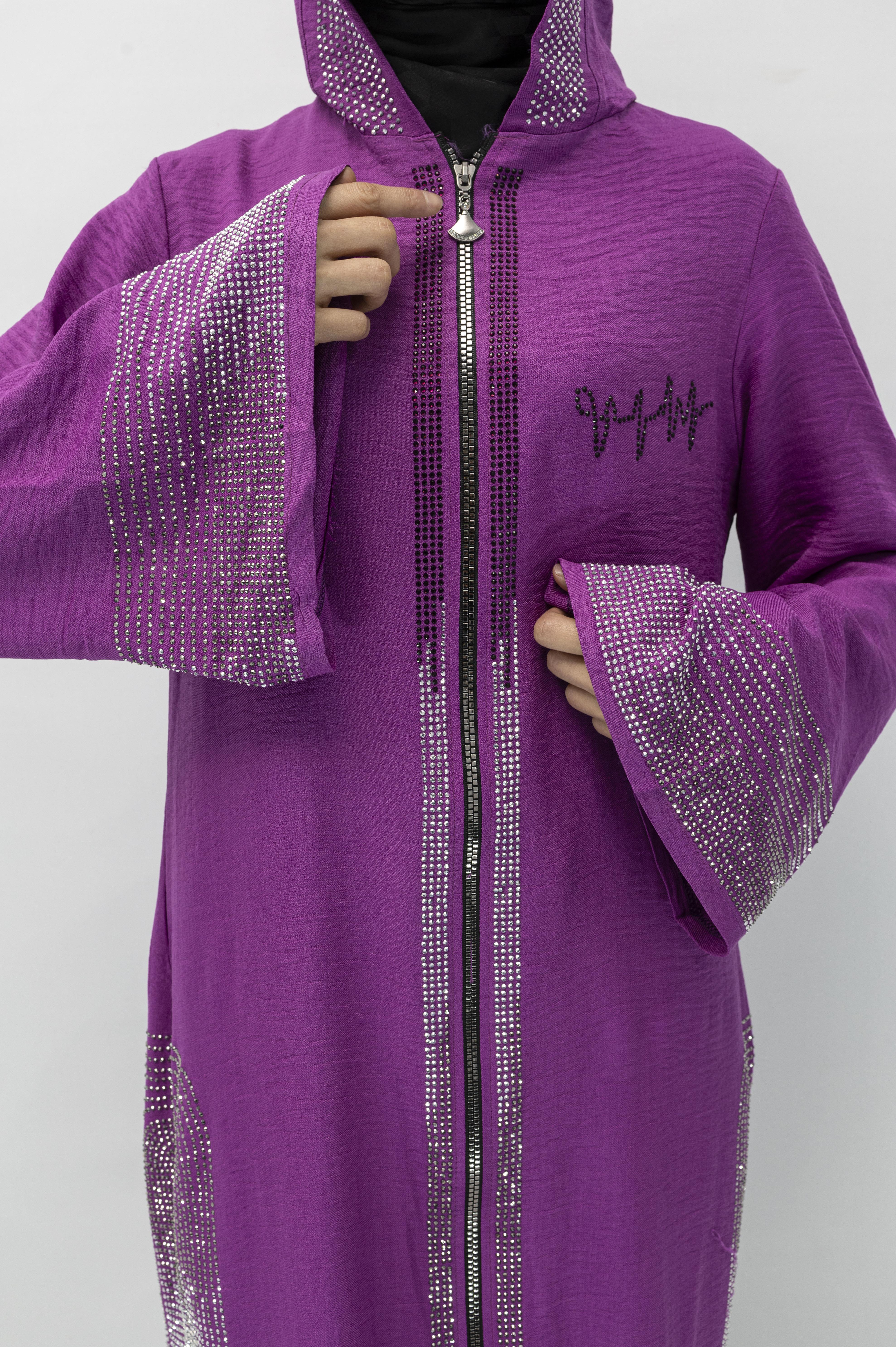 KETEN KAP Mor OTW6290TAŞLI