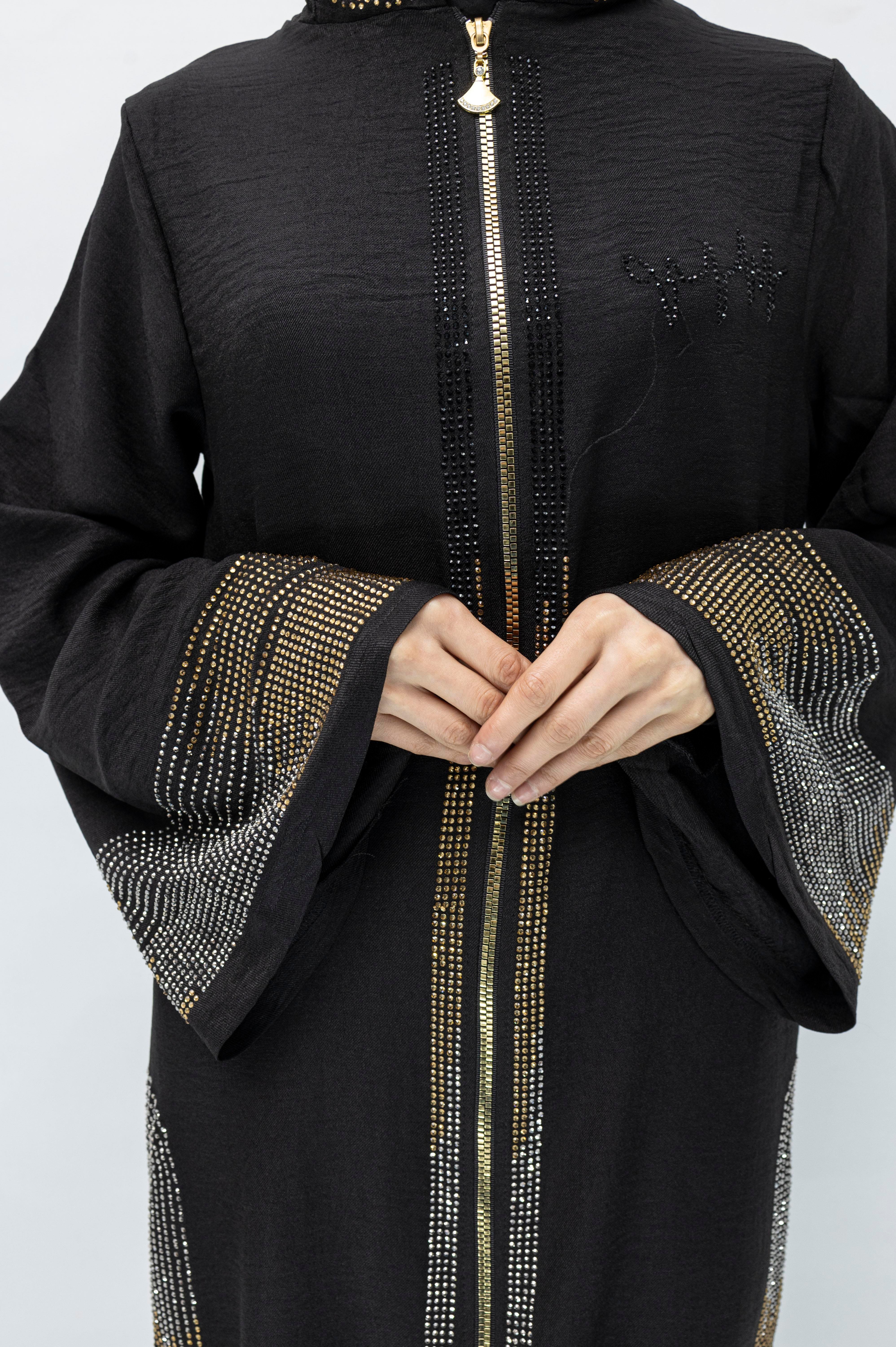 KETEN KAP Siyah OTW6290TAŞLI