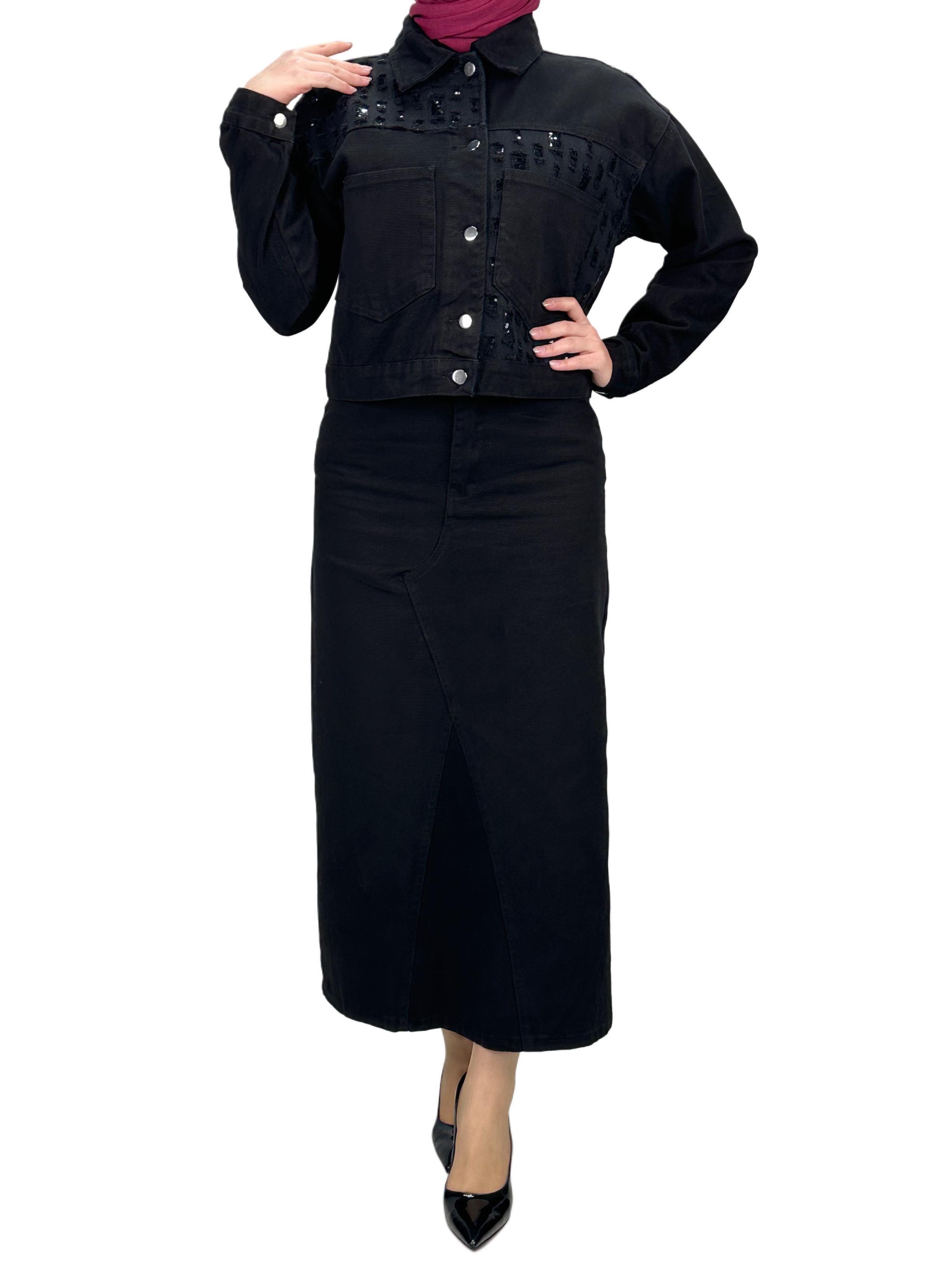 Kot Etekli Takım Siyah OTW2021