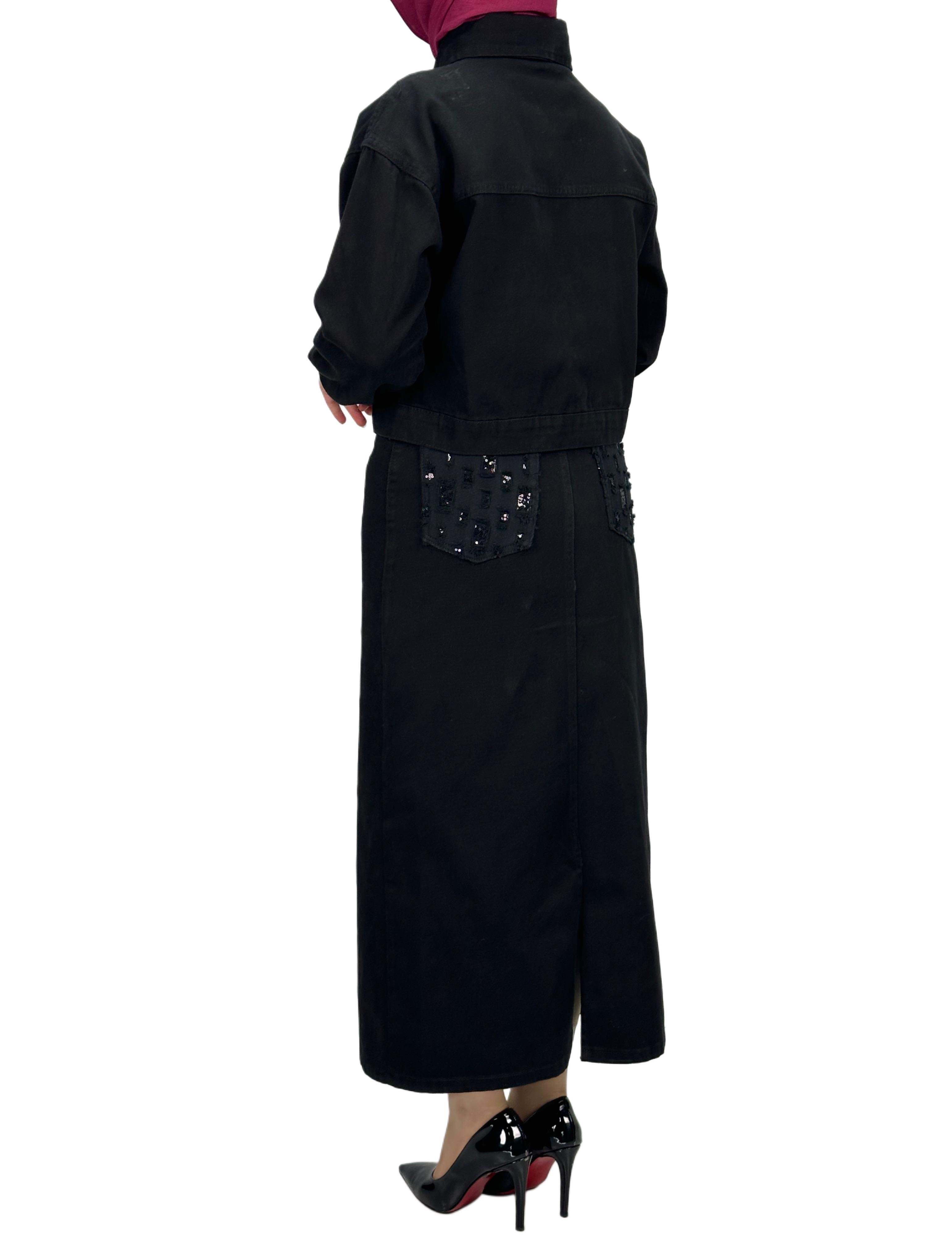 Kot Etekli Takım Siyah OTW2021