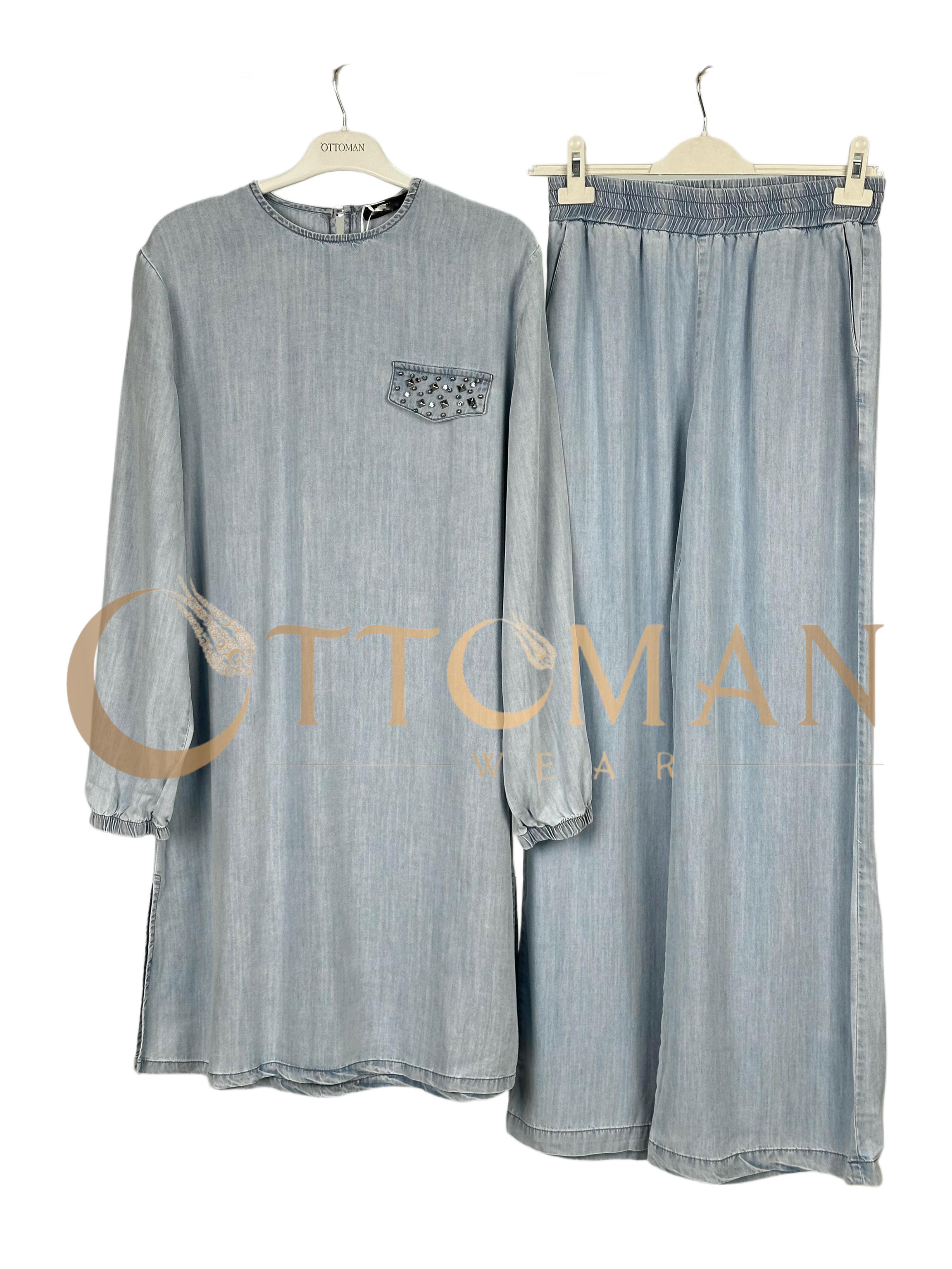 Kot Takım Açık Mavi OTW8002