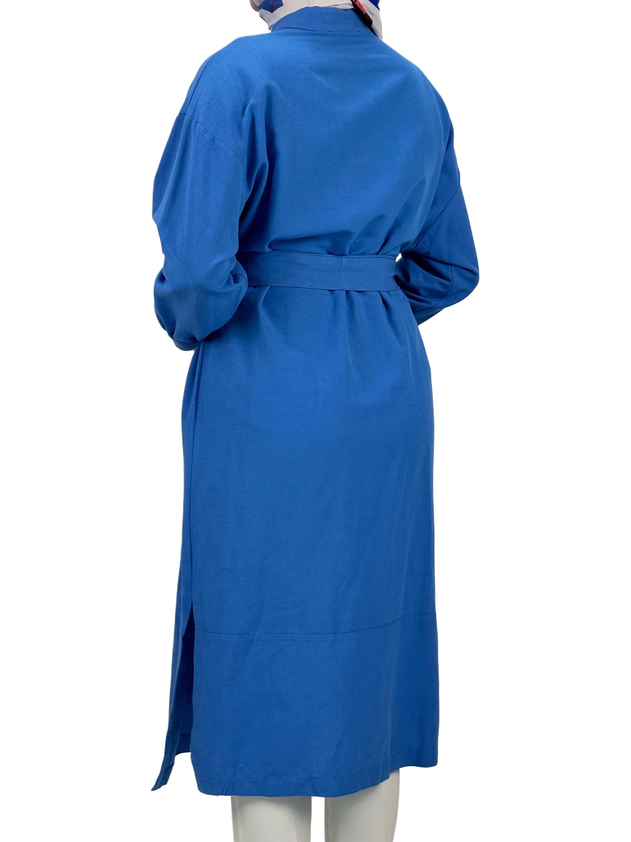 Kuşaklı Tunik Mavi OTW8342