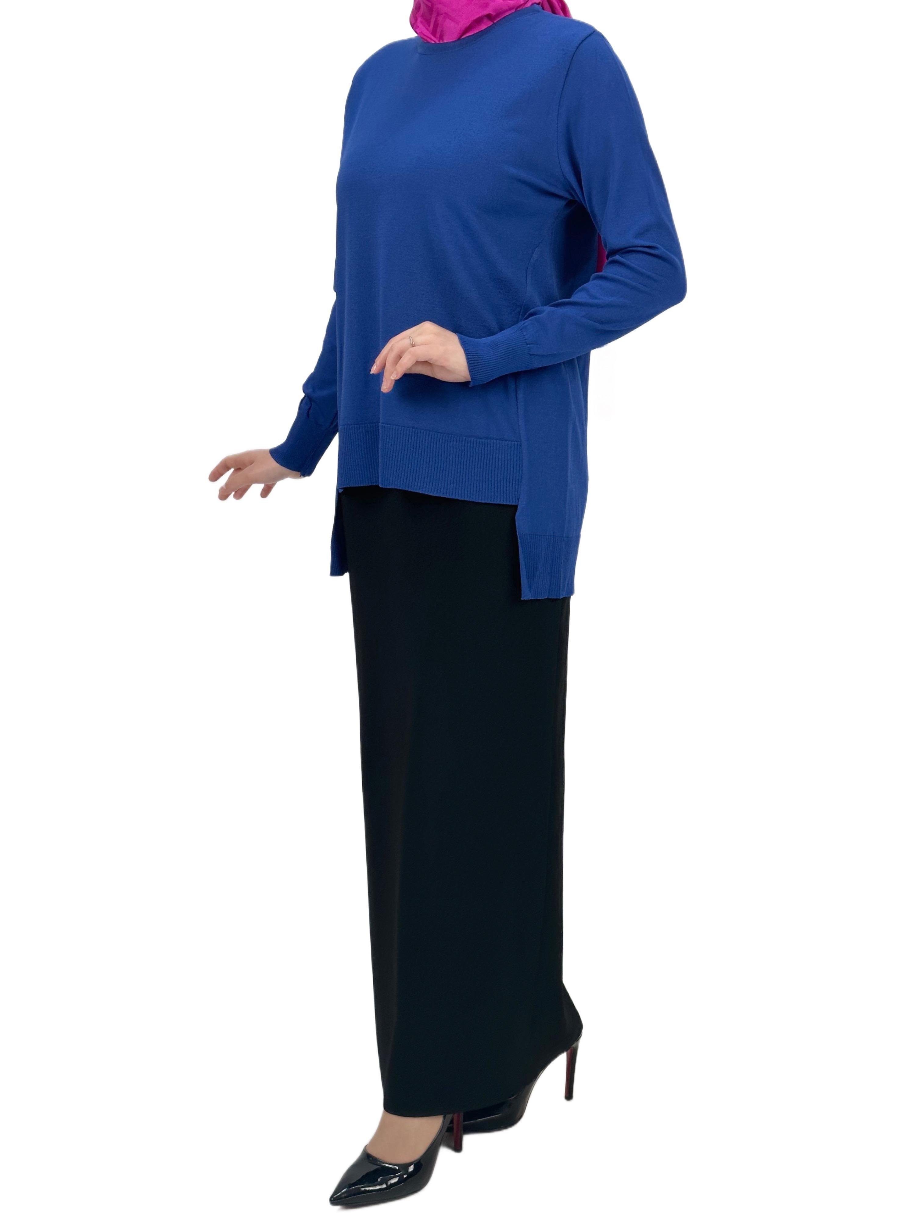 Merserize Triko Bluz Saks OTW1666