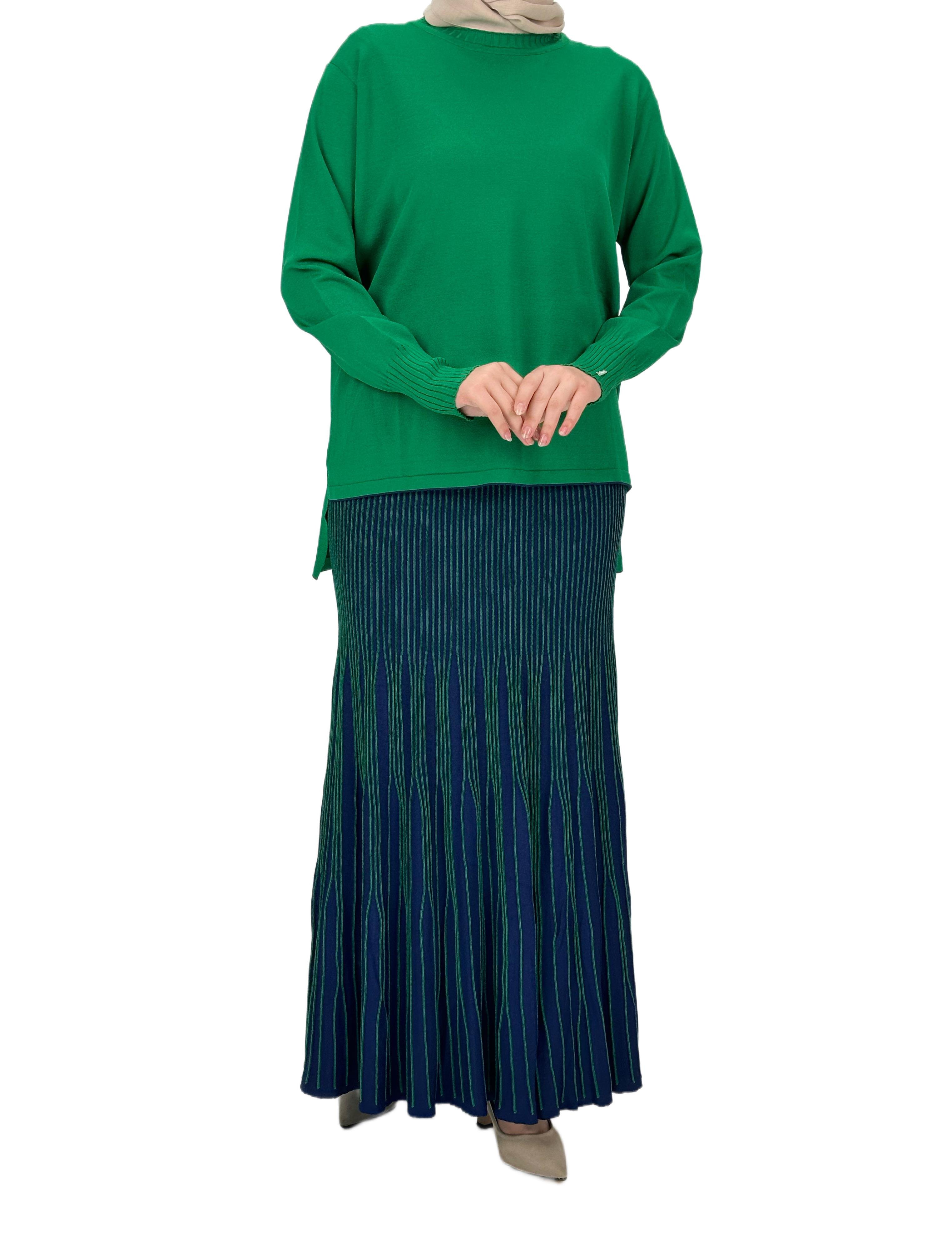 Merserize Triko Etekli Takım Benetton - Lacivert OTW138