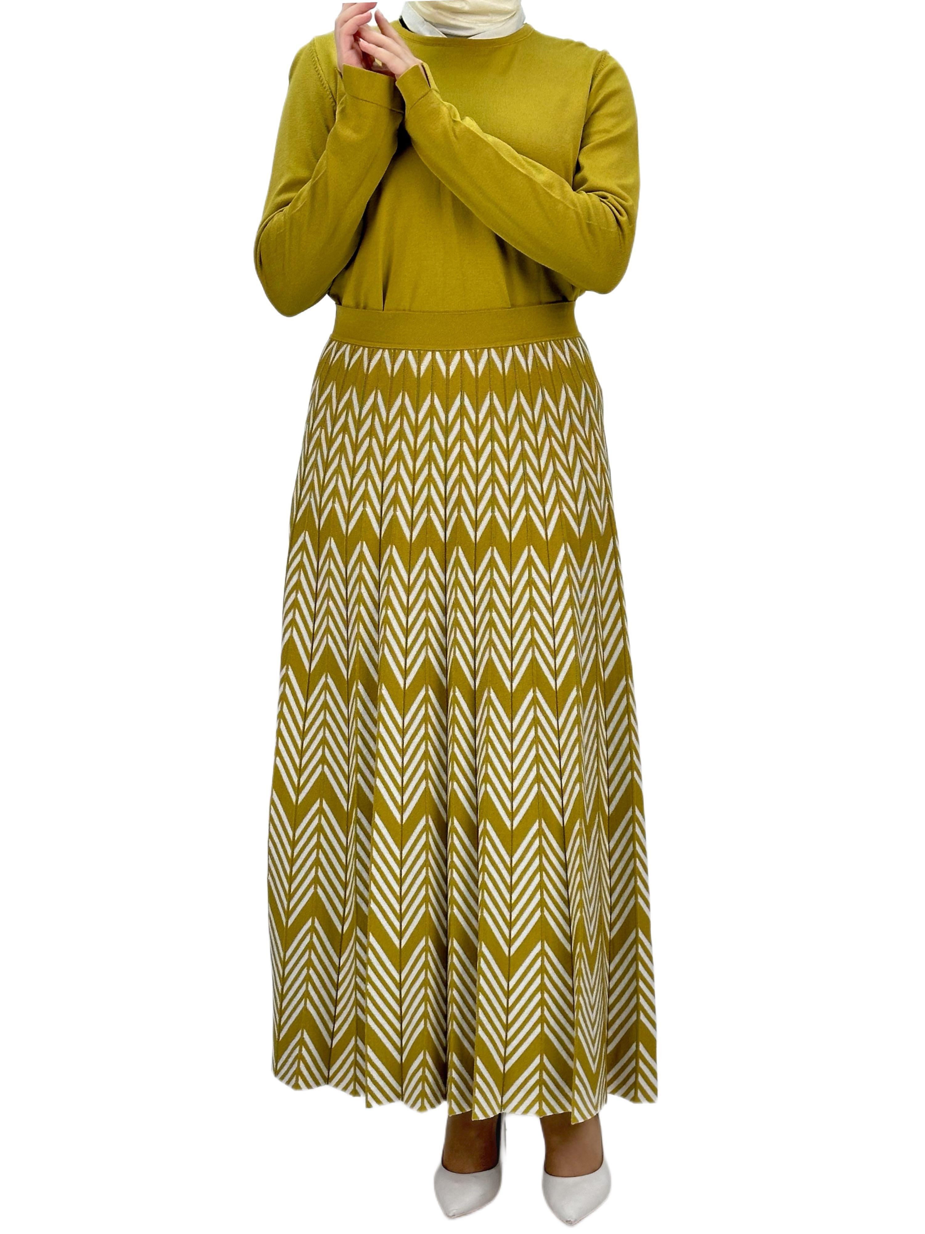 Merserize Triko Etekli Takım Yağ Yeşili OTW0624