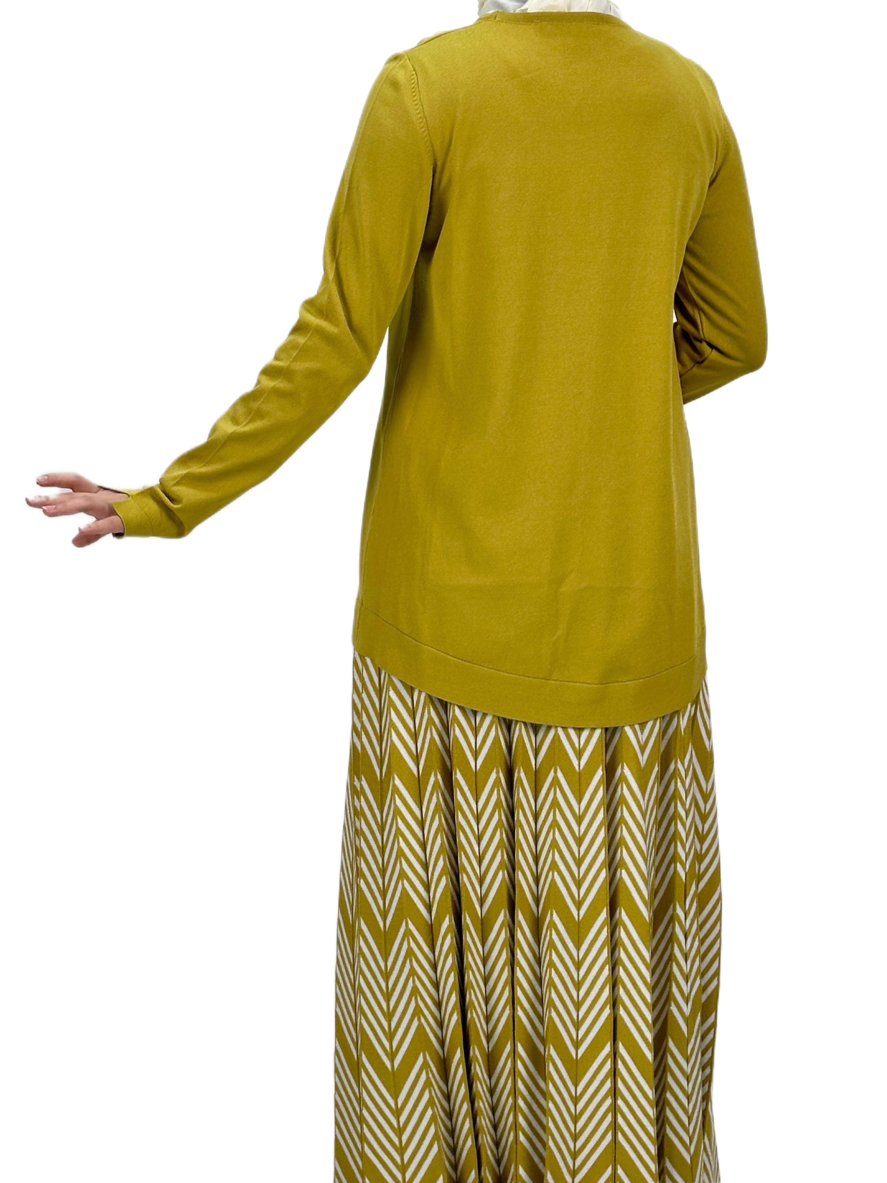 Merserize Triko Etekli Takım Yağ Yeşili OTW0624