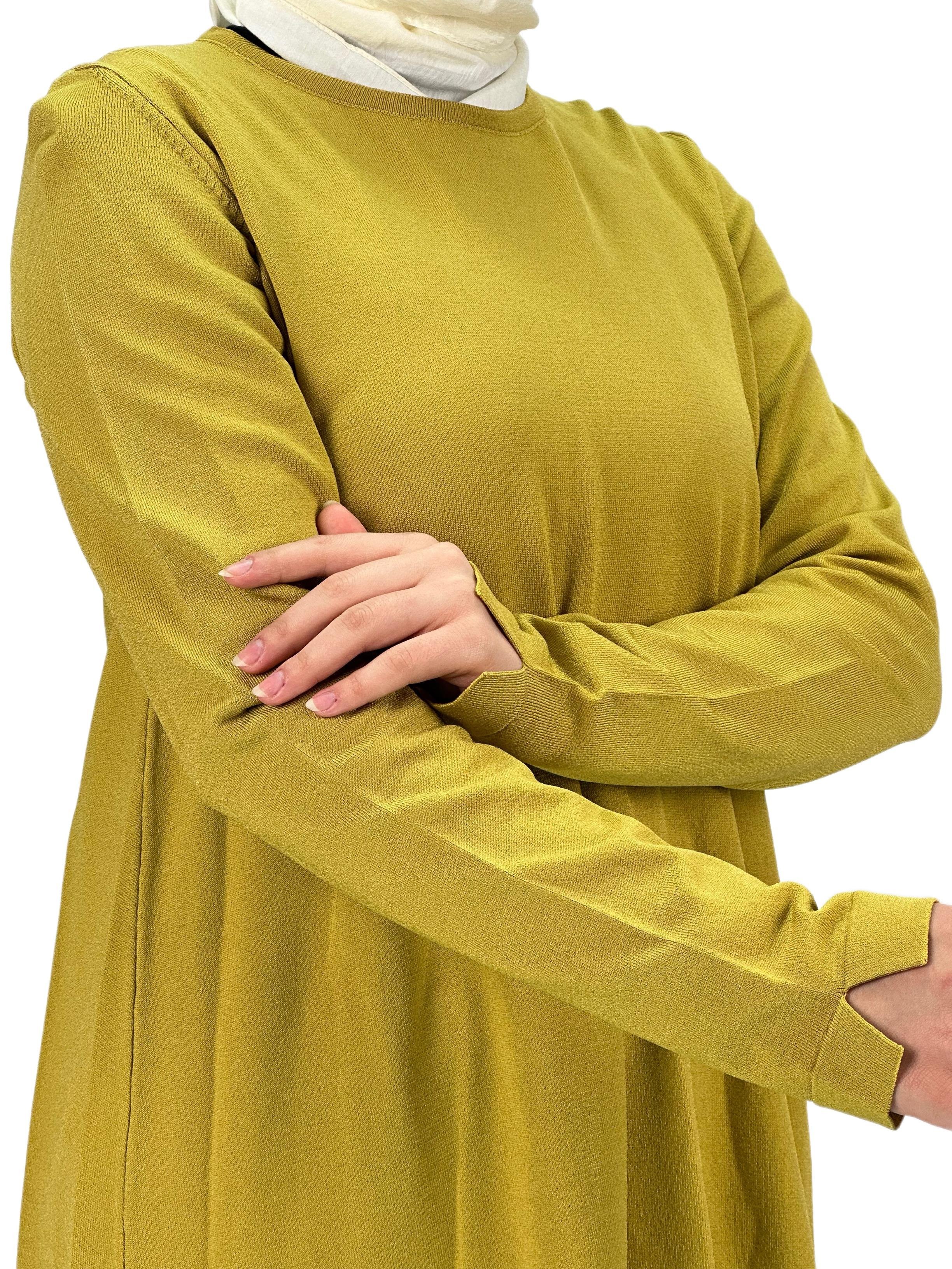 Merserize Triko Etekli Takım Yağ Yeşili OTW0624