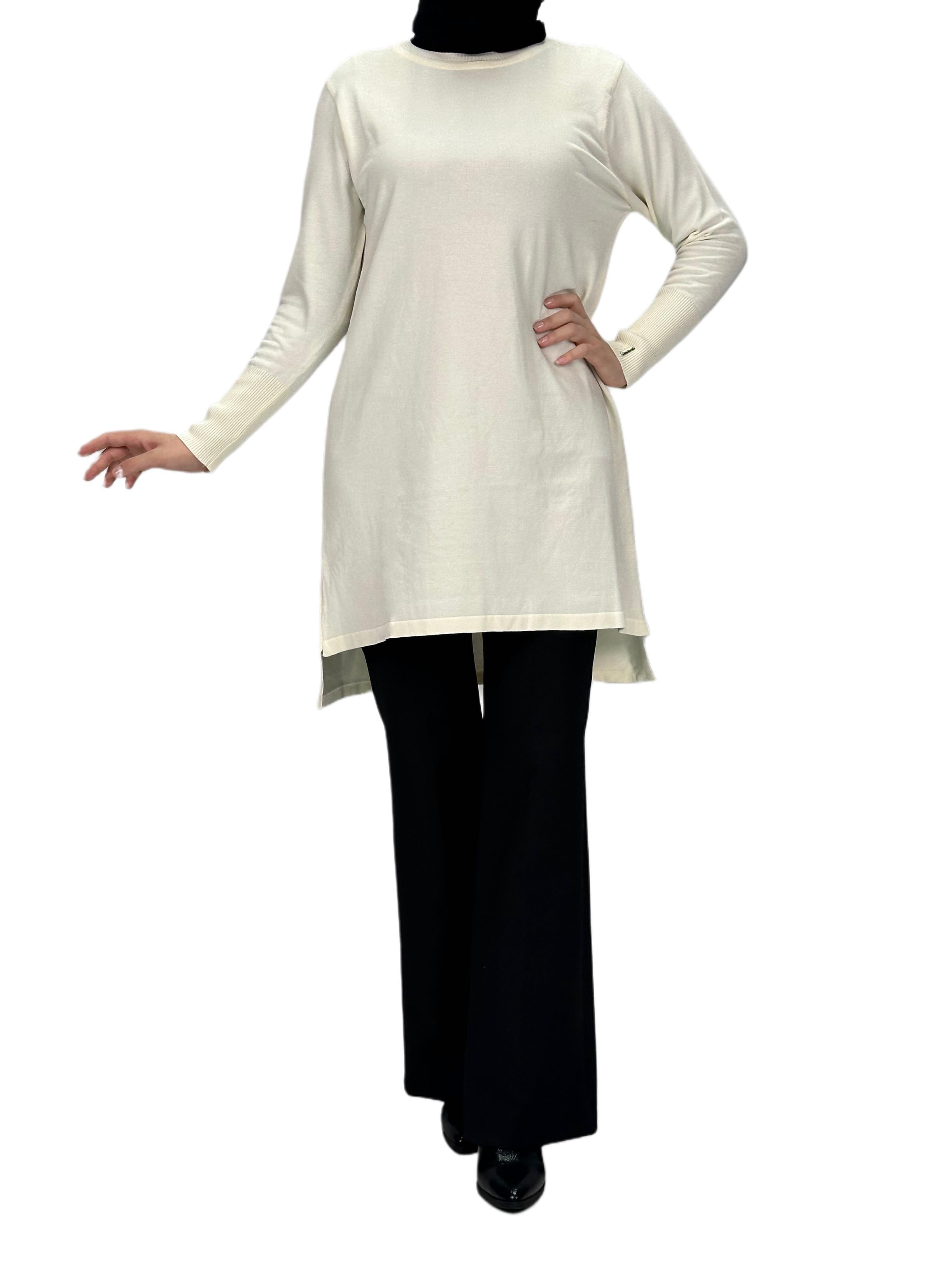 Merserize Triko Tunik Ekru OTW121