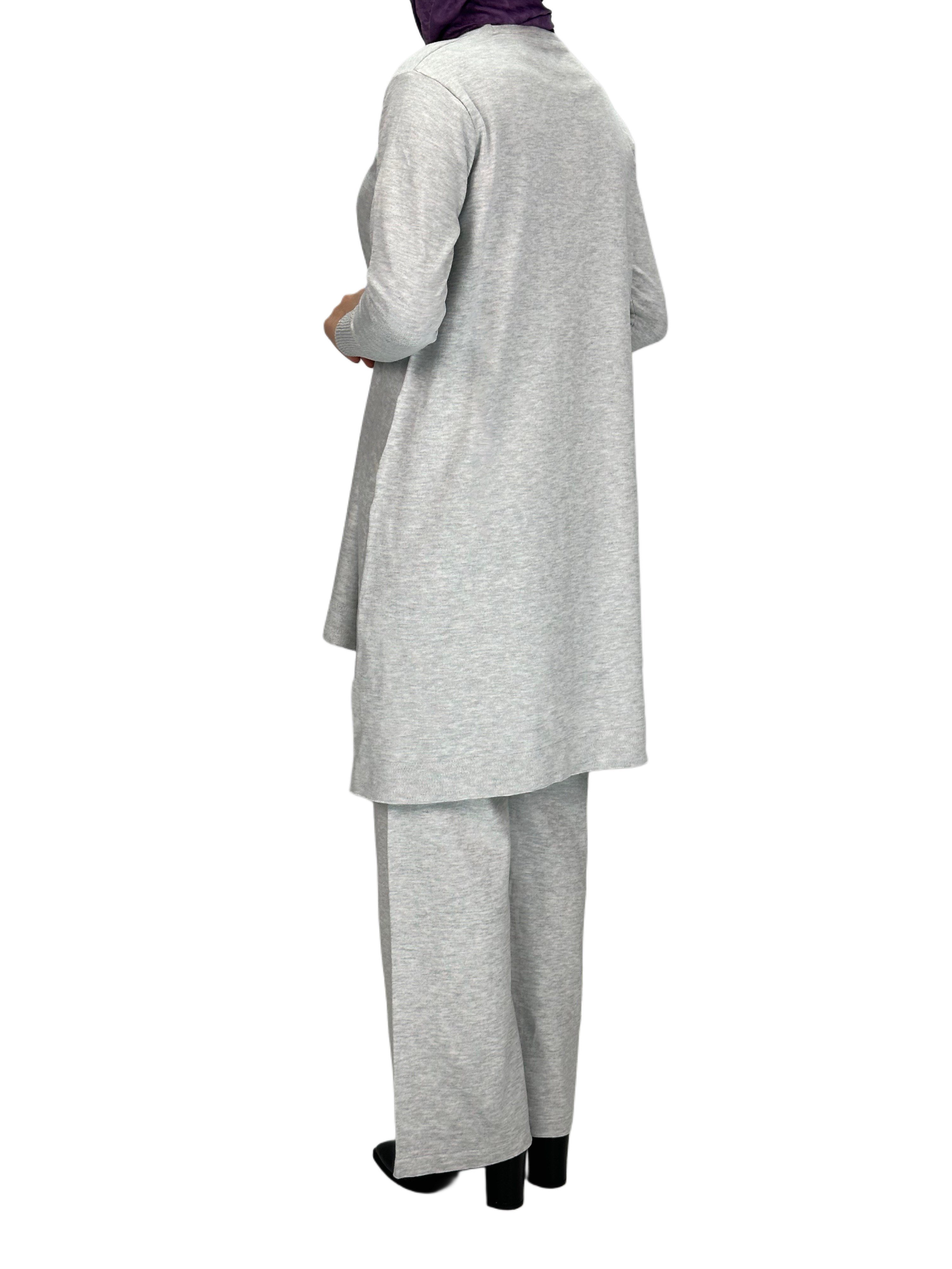 Merserize Triko Tunik Gri OTW123