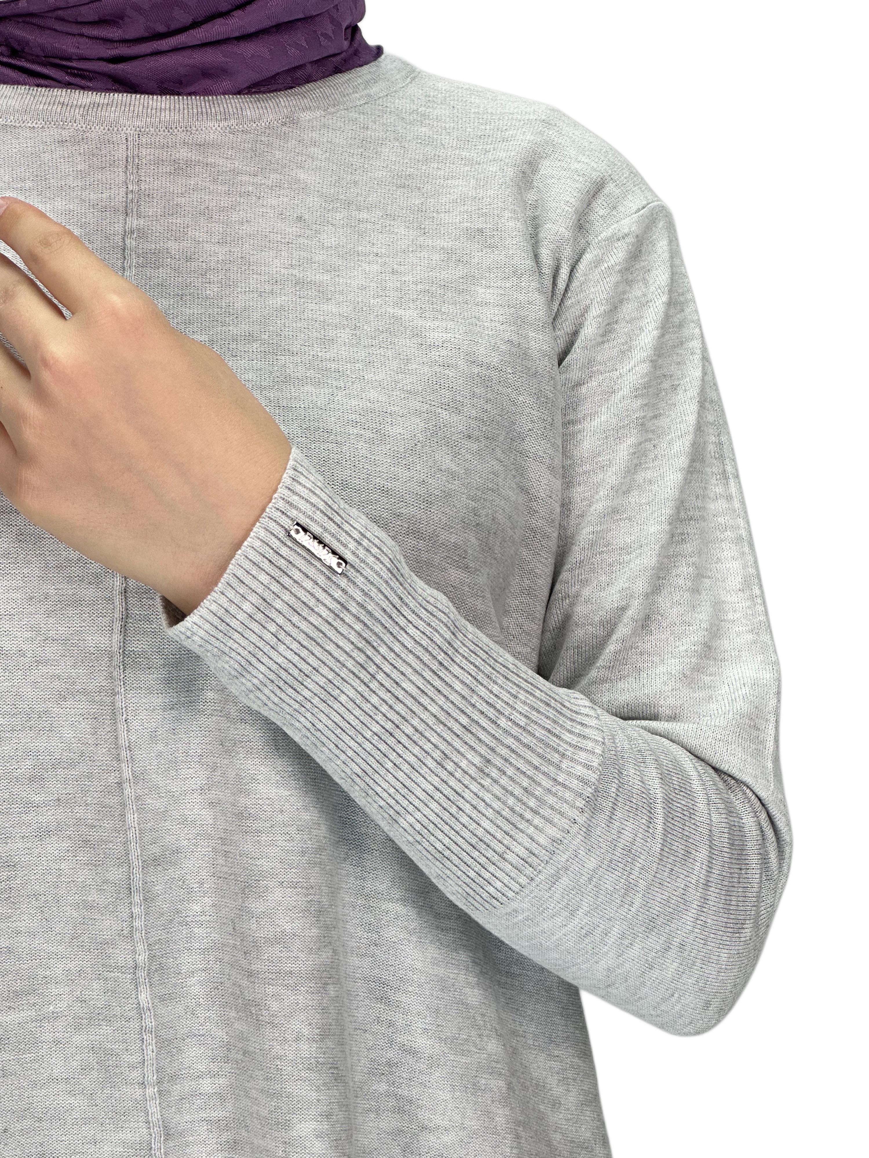 Merserize Triko Tunik Gri OTW123