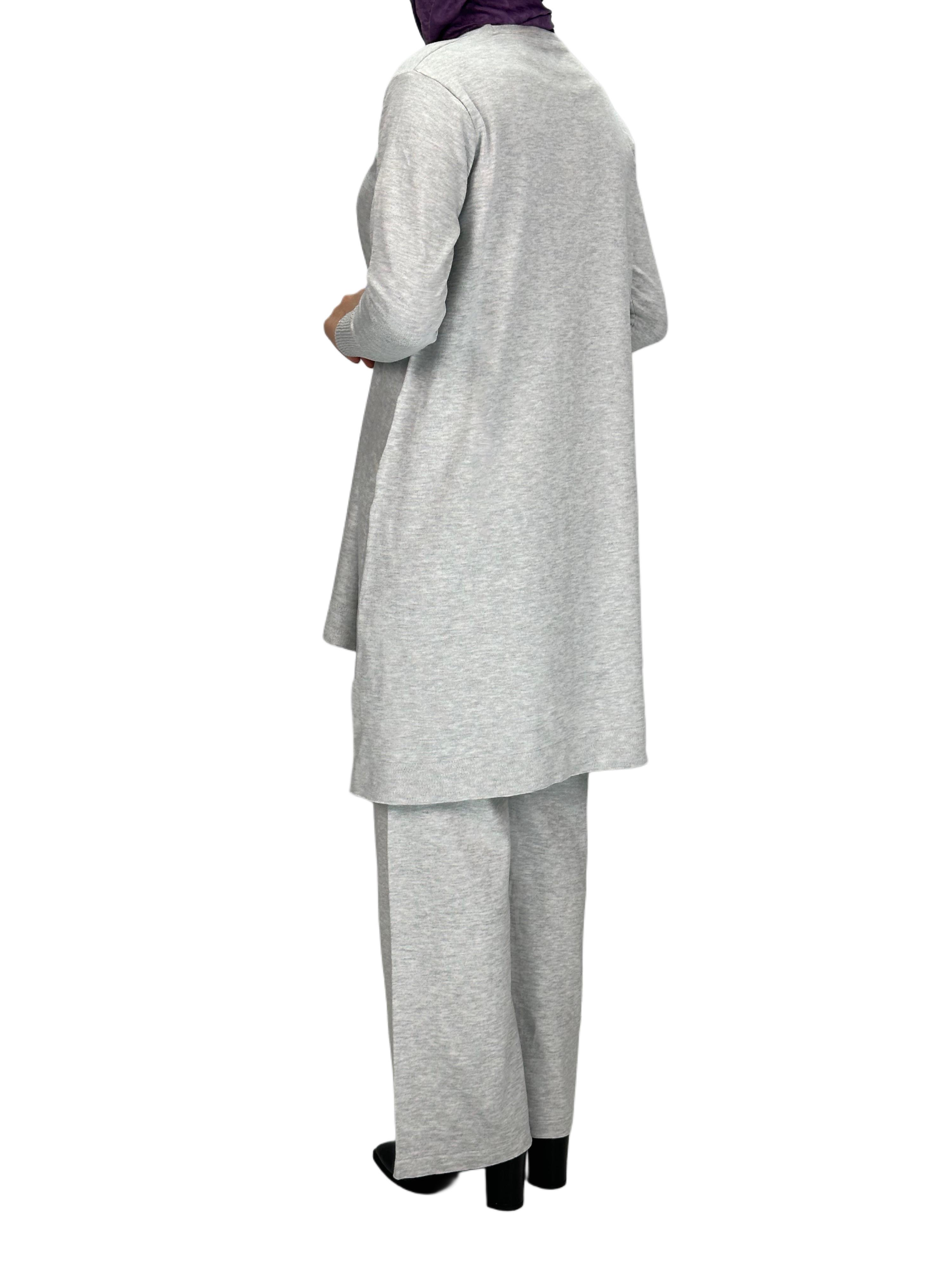 Merserize Triko Tunik Gri OTW123