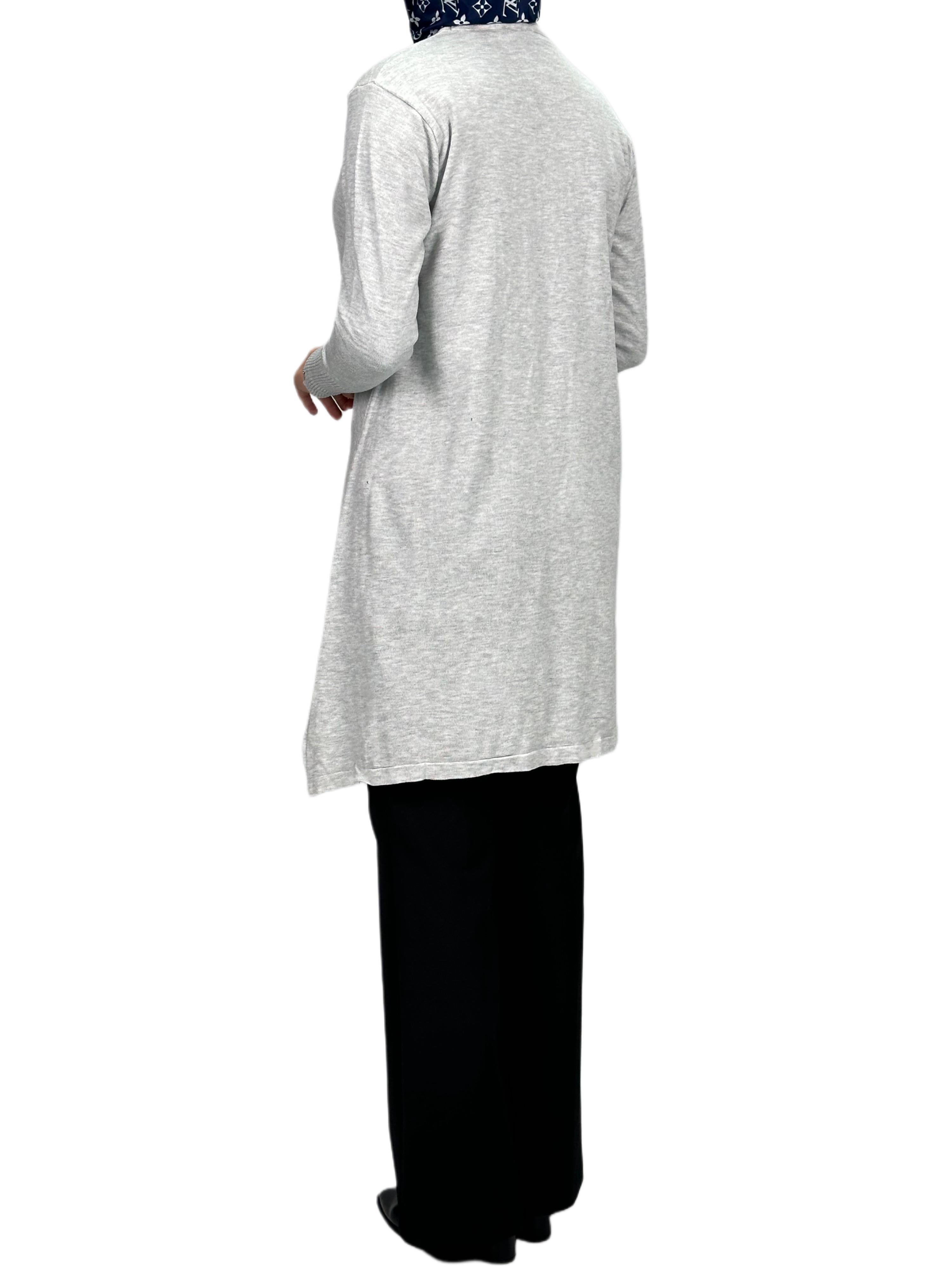 Merserize Triko Tunik Gri OTW884