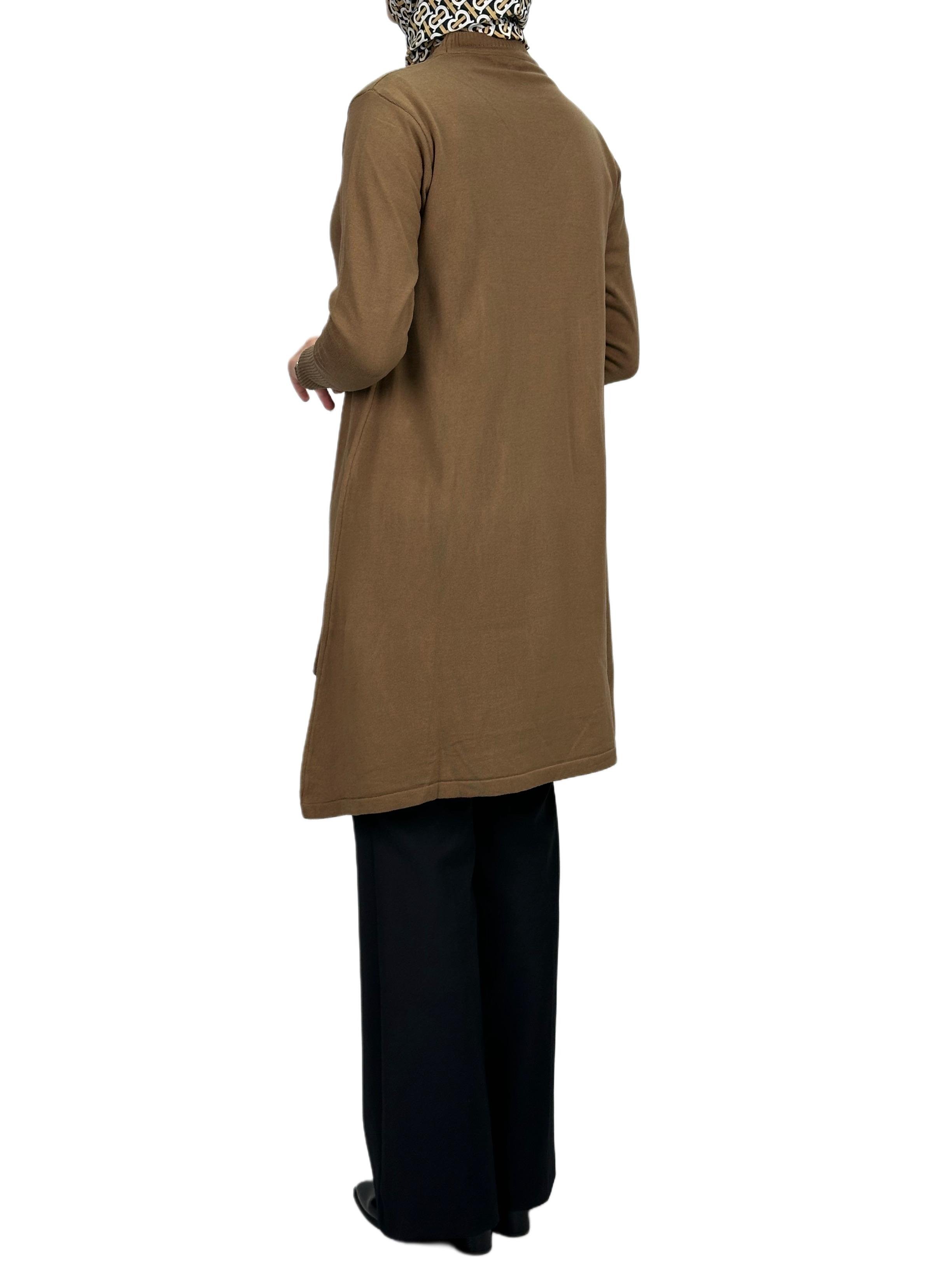 Merserize Triko Tunik Kahve OTW884