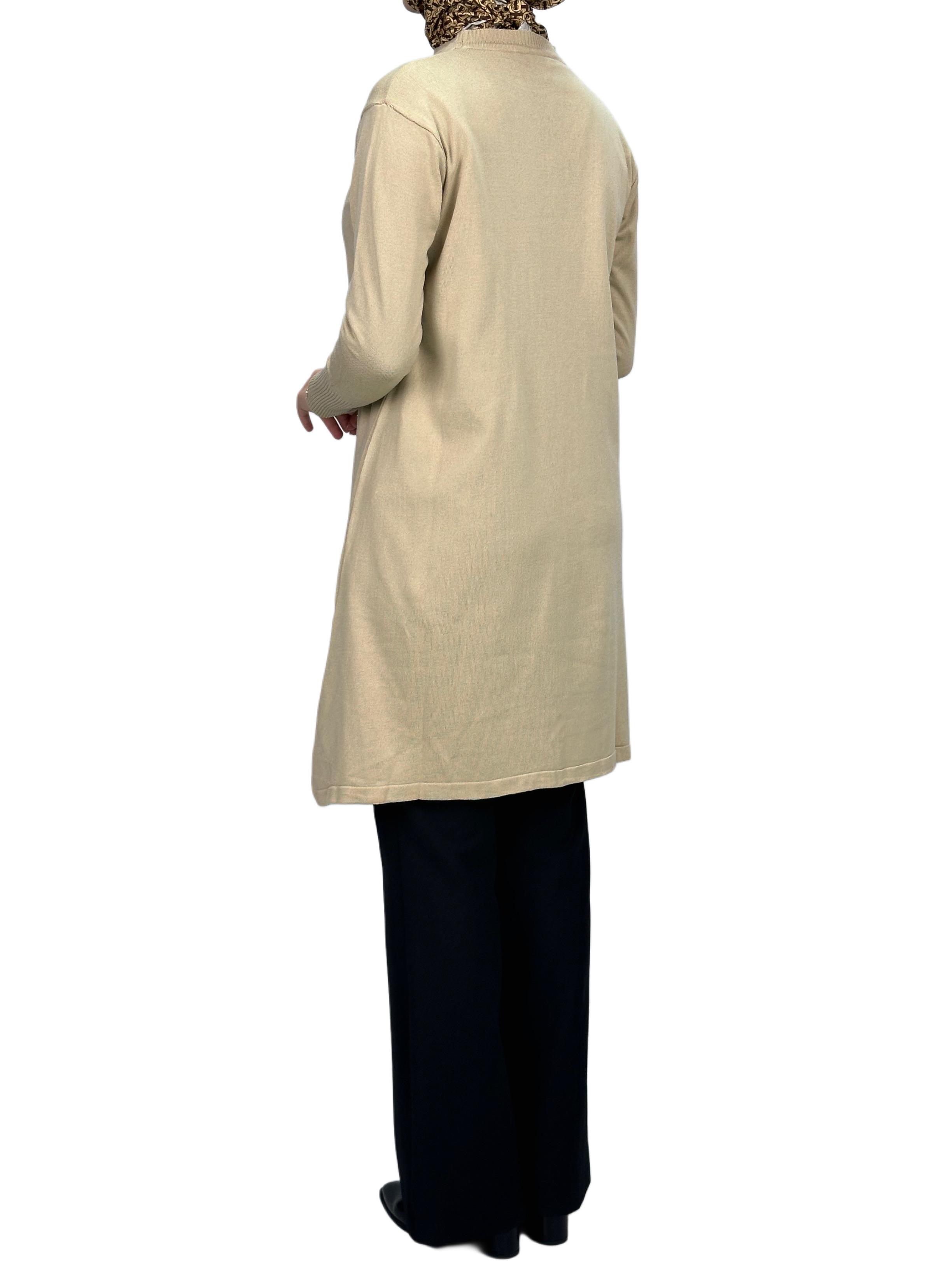 Merserize Triko Tunik Krem OTW884