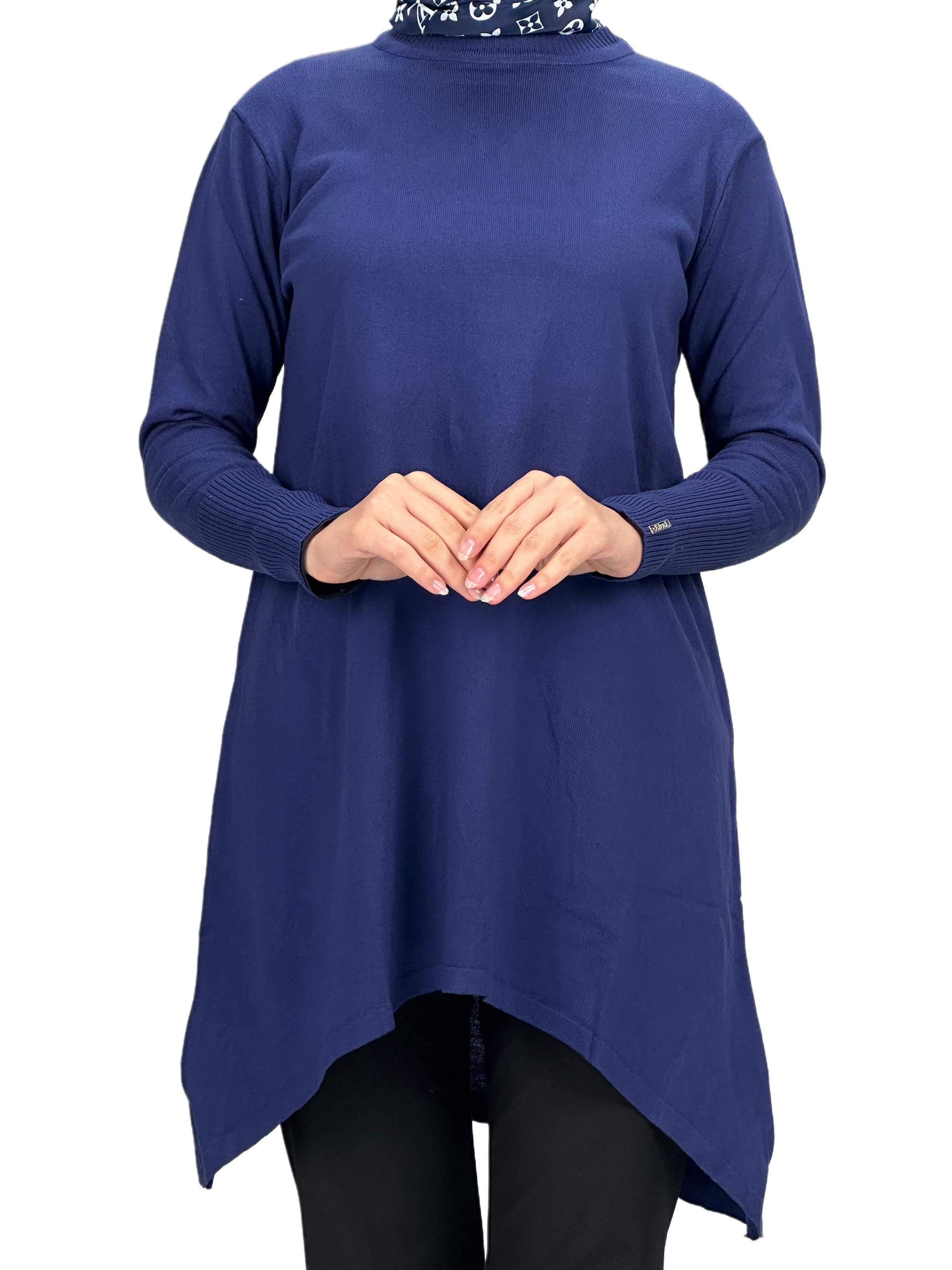 Merserize Triko Tunik Lacivert OTW884