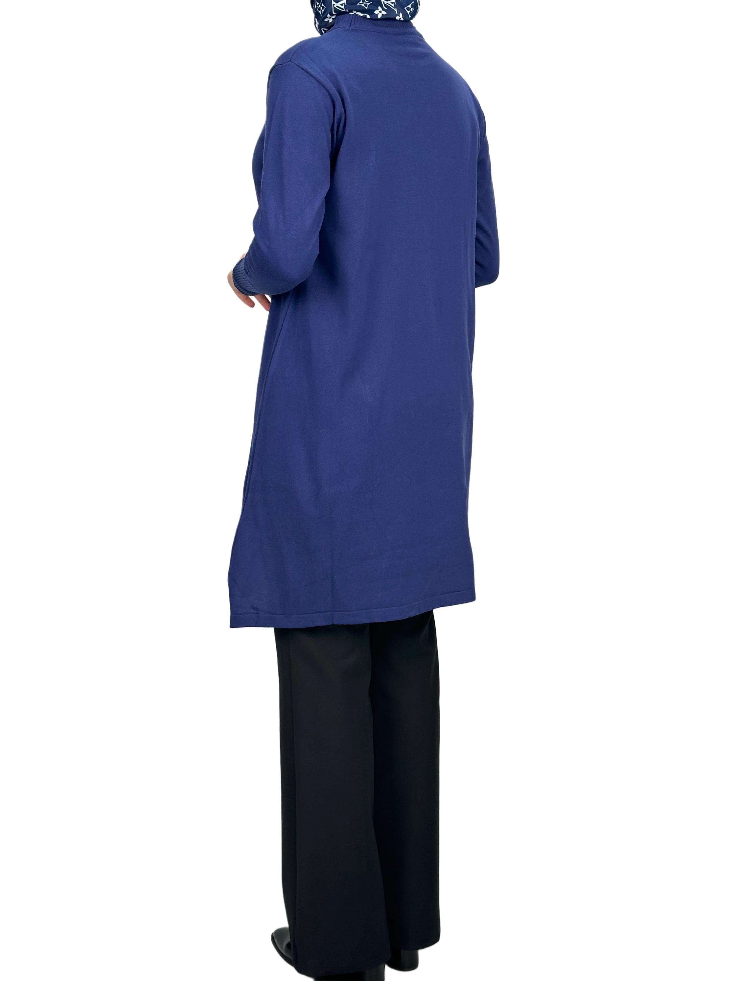 Merserize Triko Tunik Lacivert OTW884