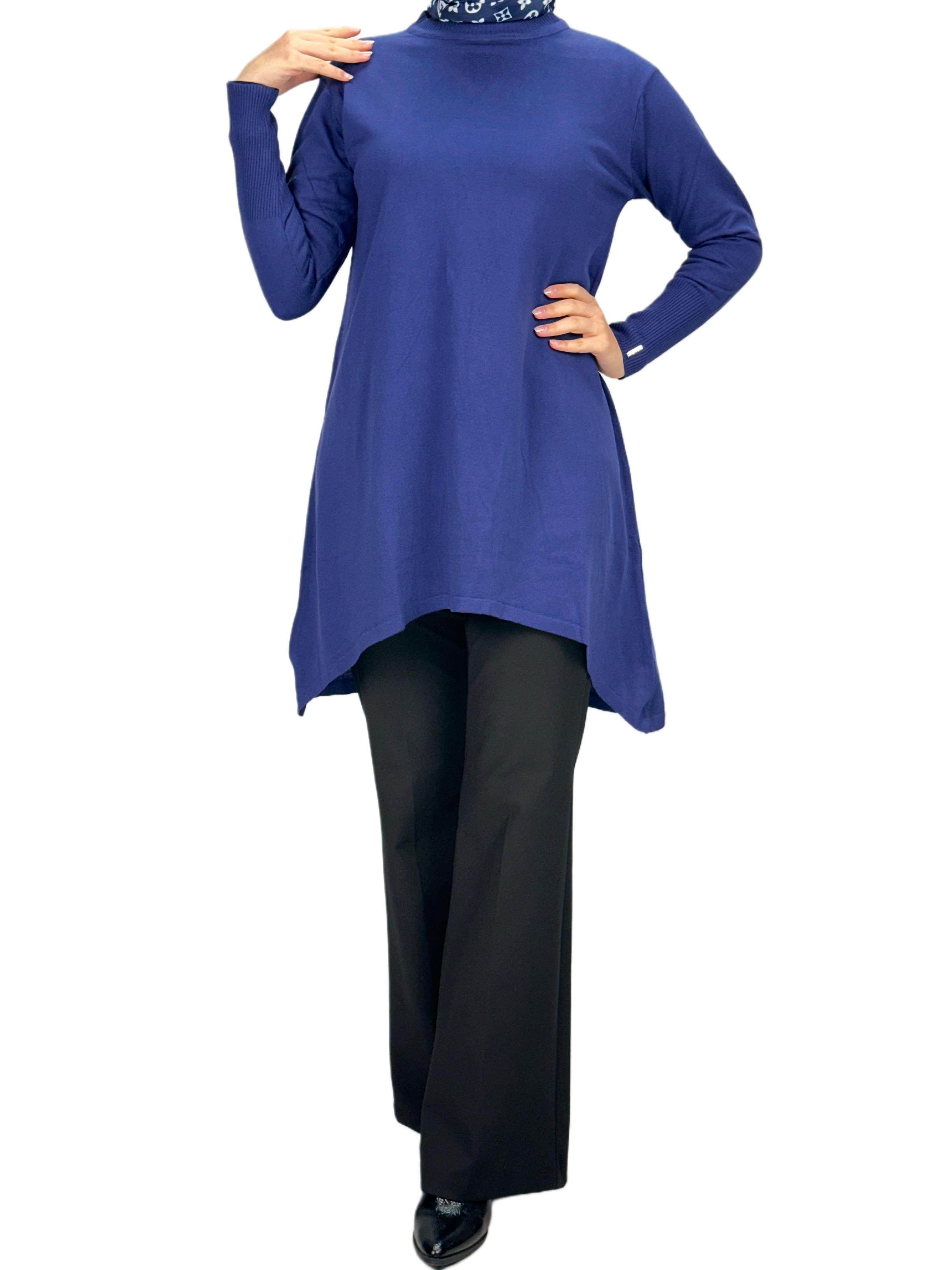 Merserize Triko Tunik Lacivert OTW884