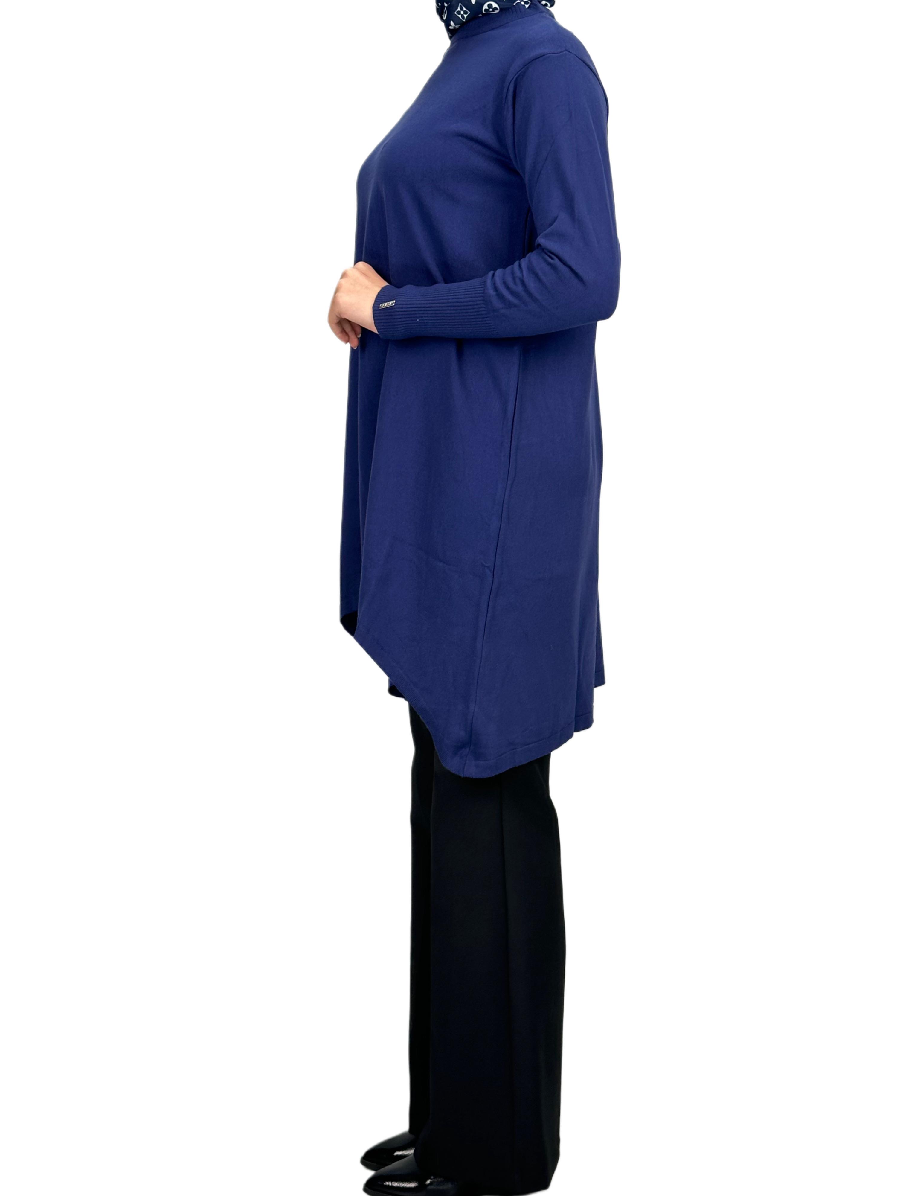 Merserize Triko Tunik Lacivert OTW884