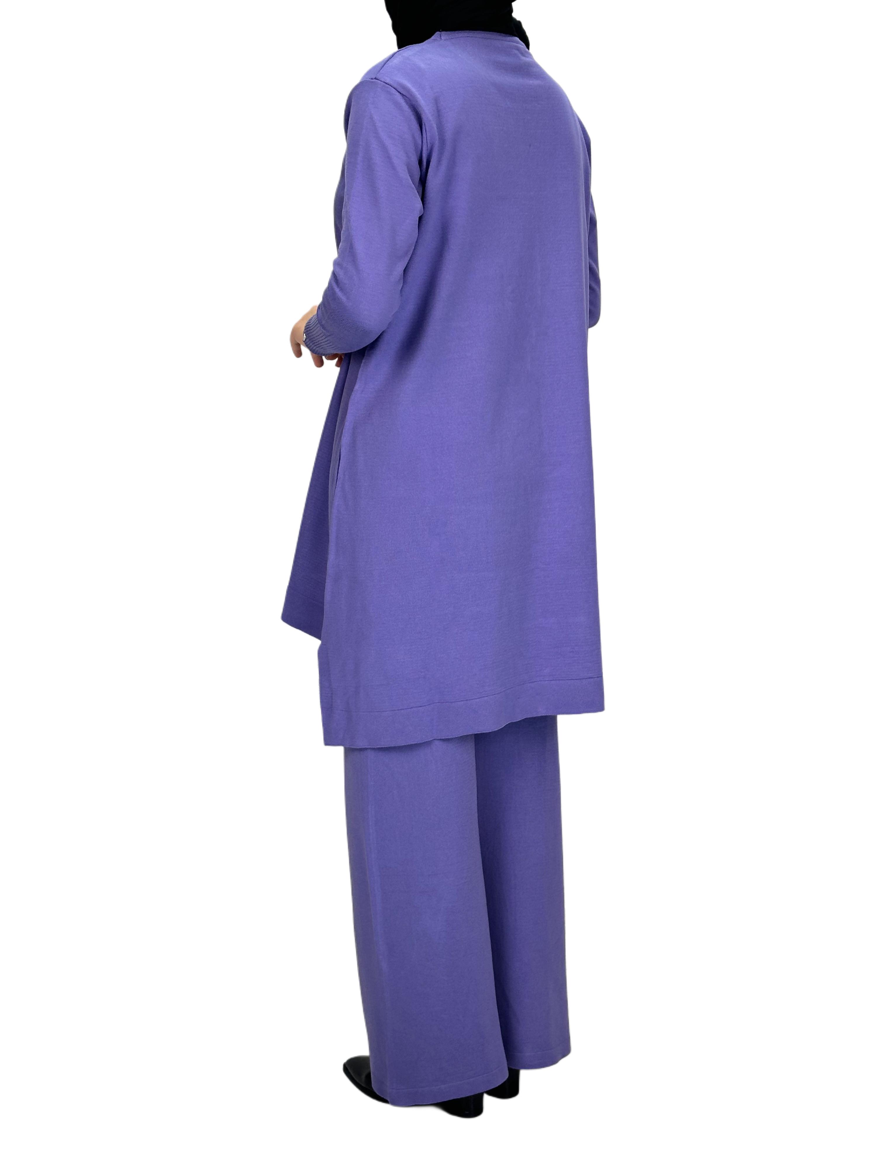 Merserize Triko Tunik Mor OTW123