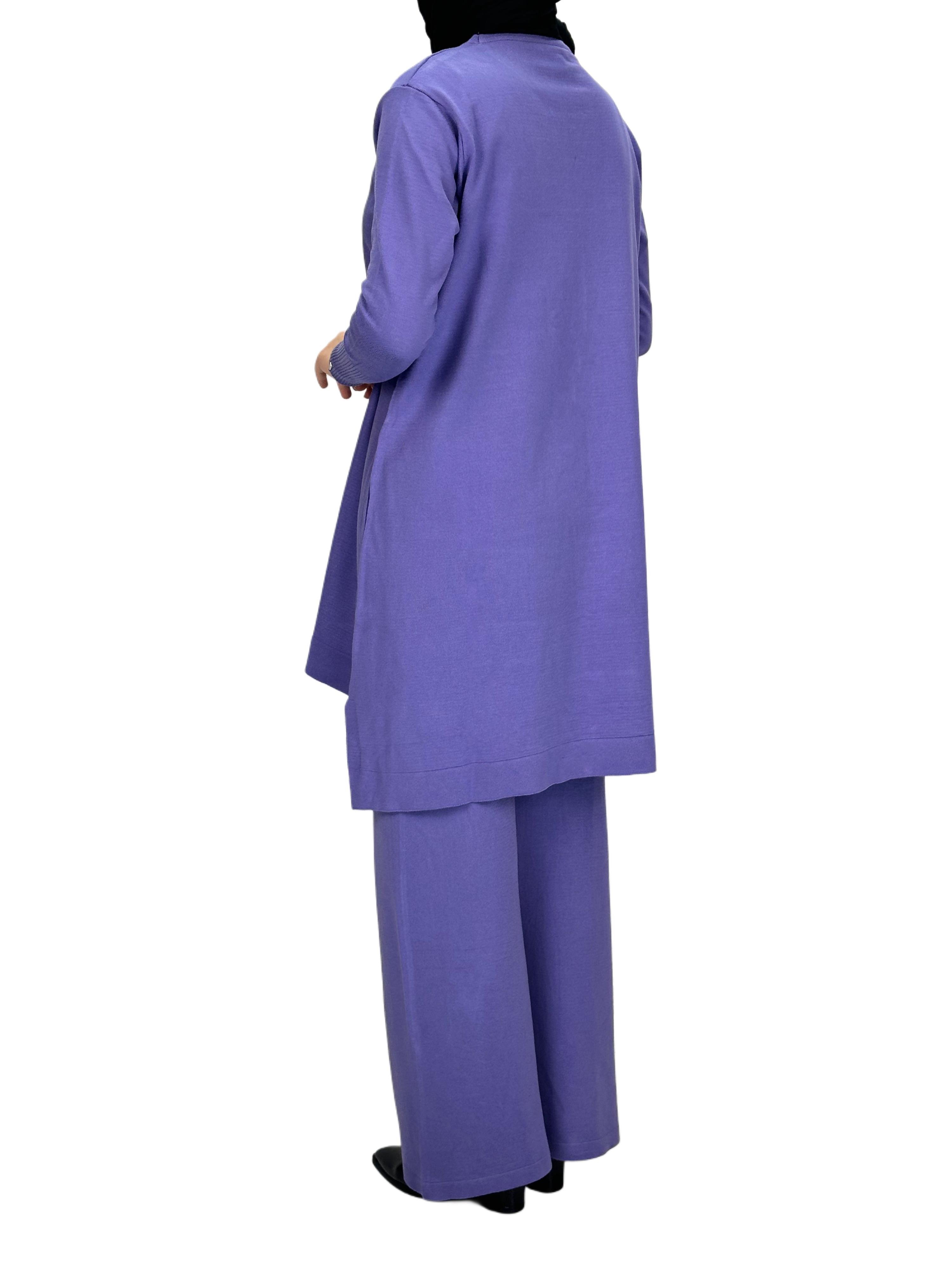 Merserize Triko Tunik Mor OTW123