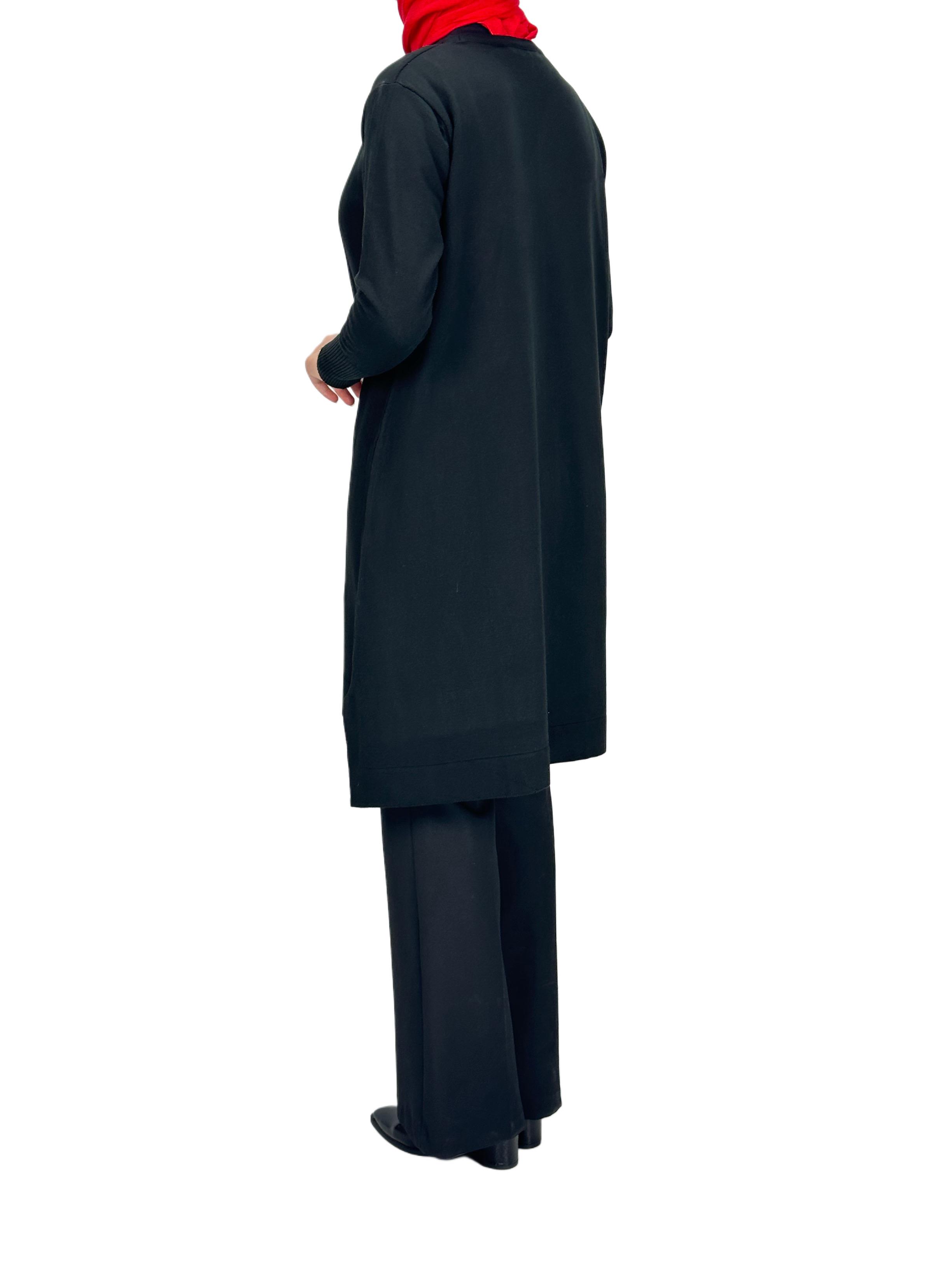 Merserize Triko Tunik Siyah OTW123