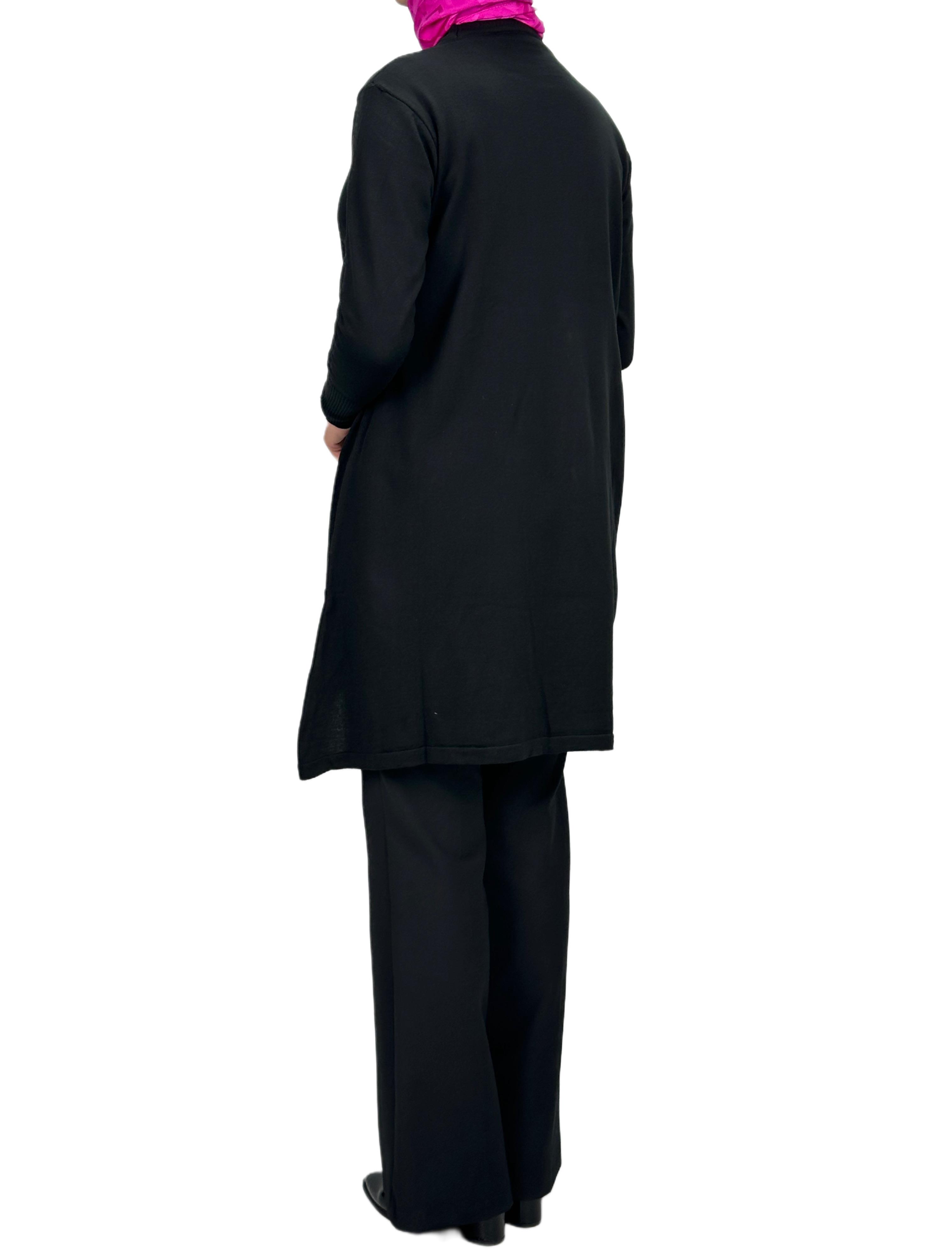 Merserize Triko Tunik Siyah OTW884