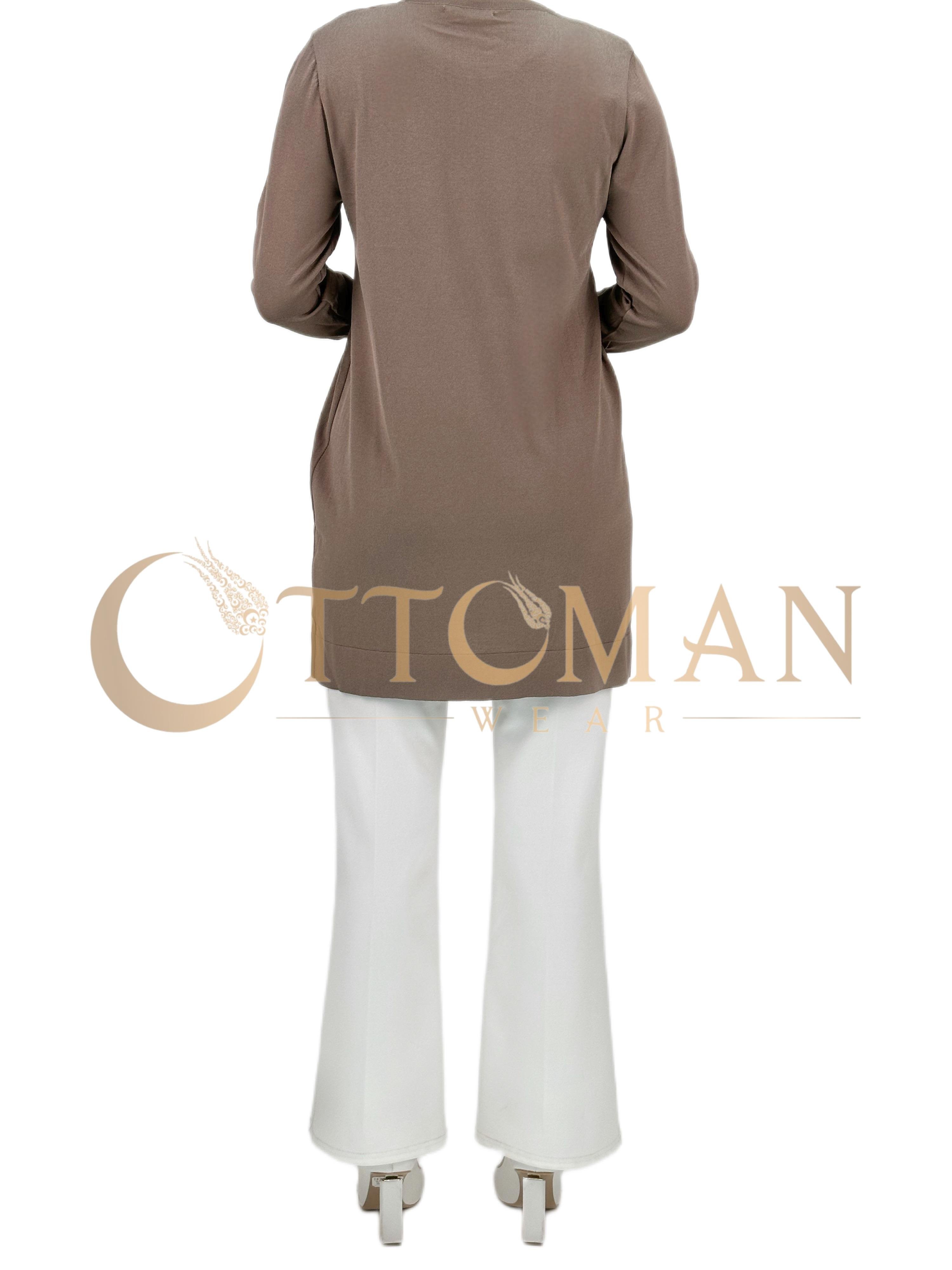 Merserize Triko Tunik Vizon OTW2800