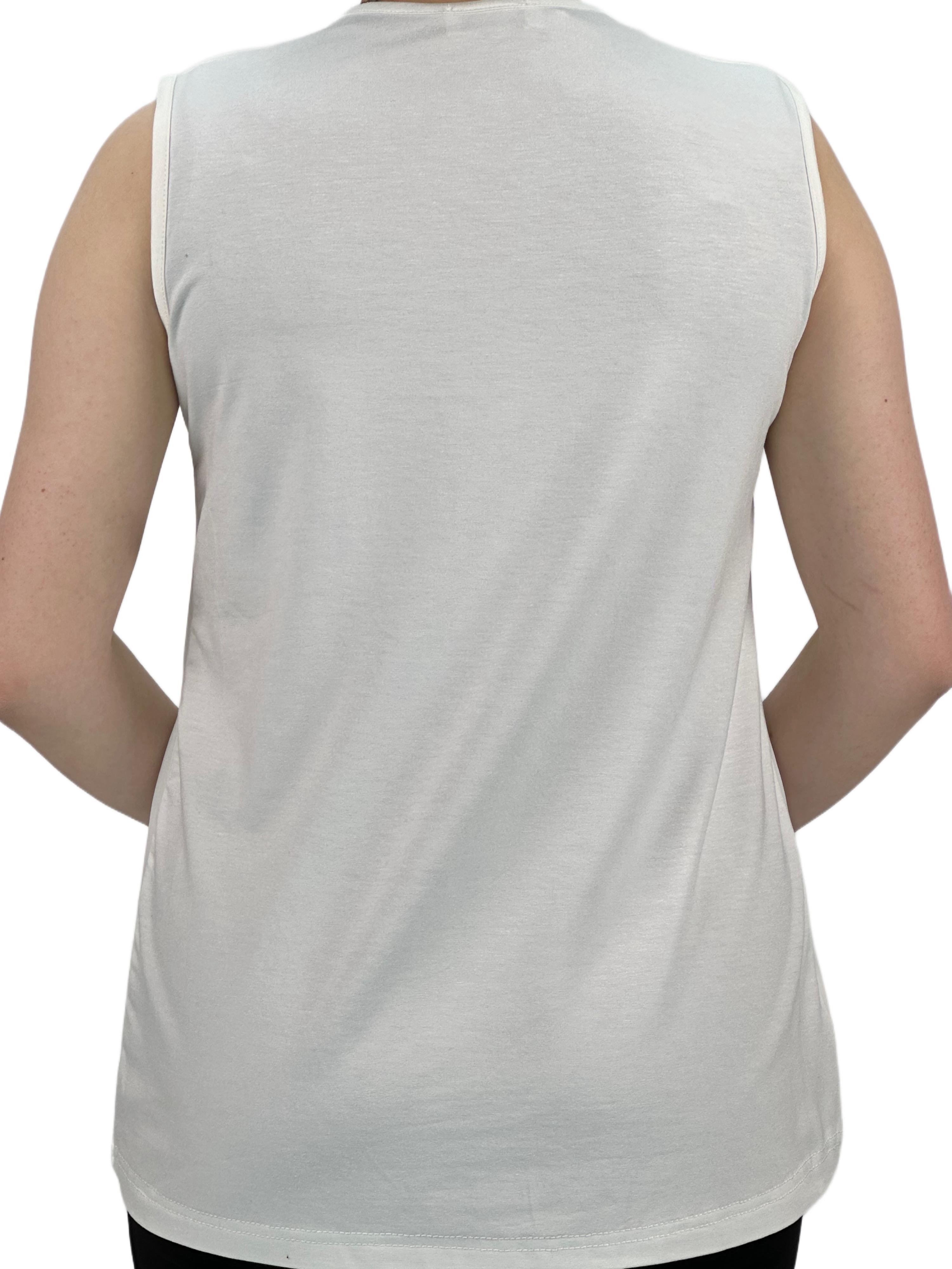 Önü Şifon Arkası Penye Kısa İçlik Ekru OTW404