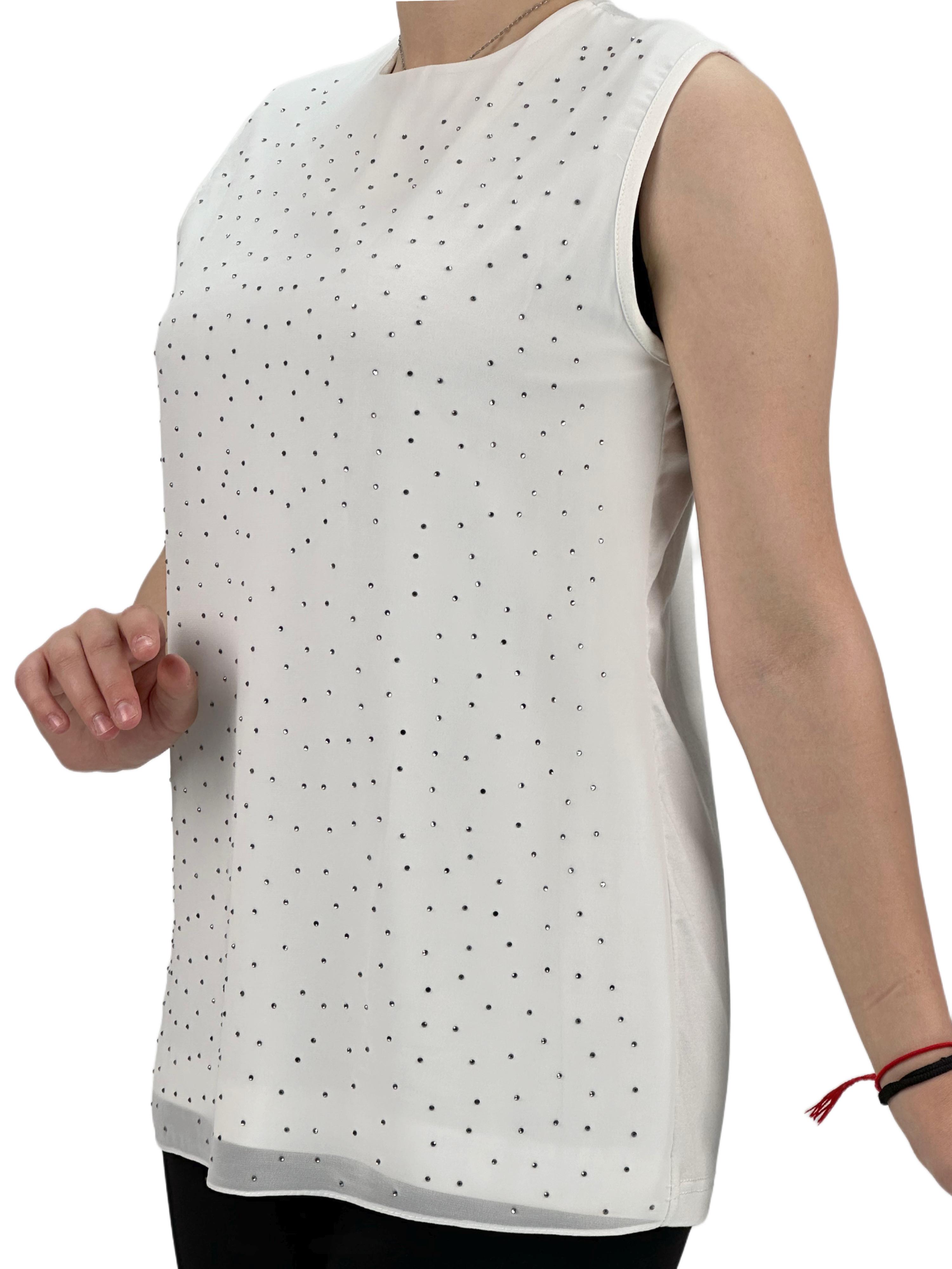 Önü Şifon Arkası Penye Kısa İçlik Ekru OTW404