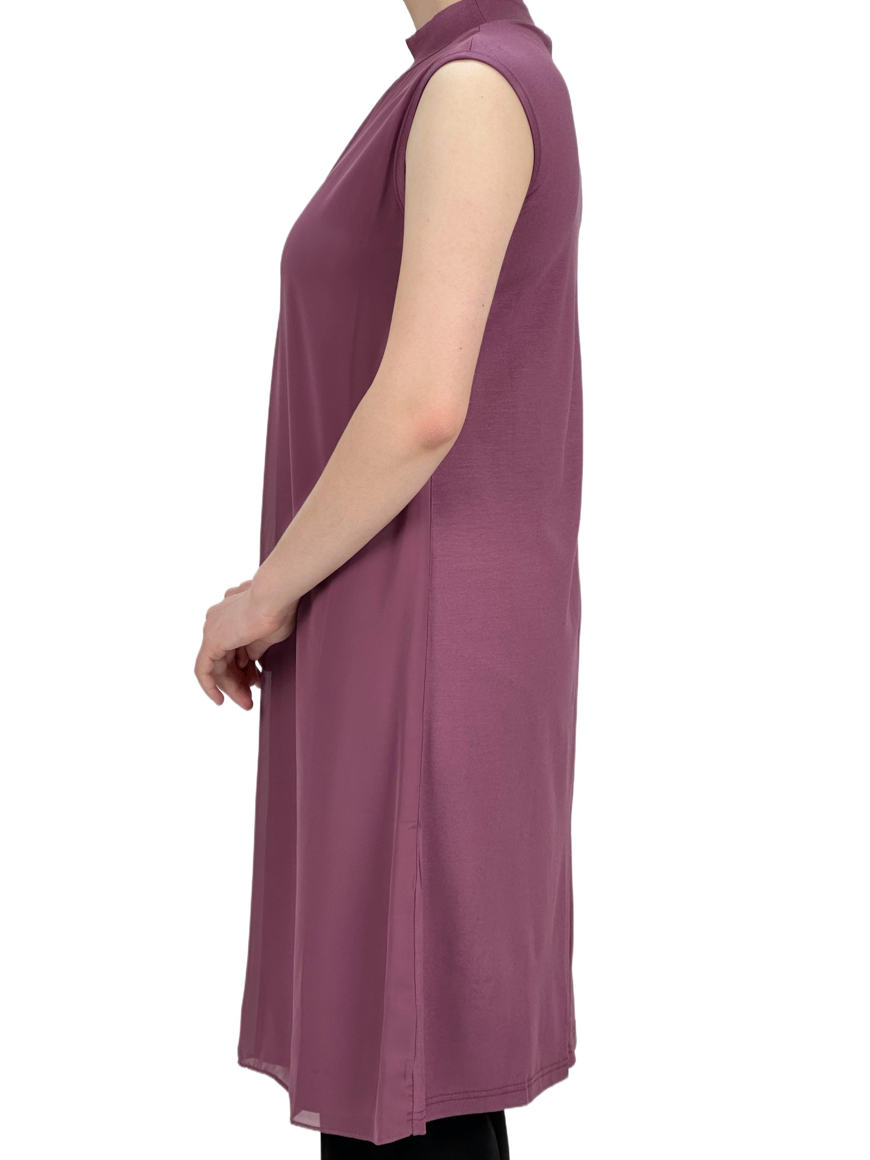 Önü Şifon İçlik Gül Kurusu OTW8831-772