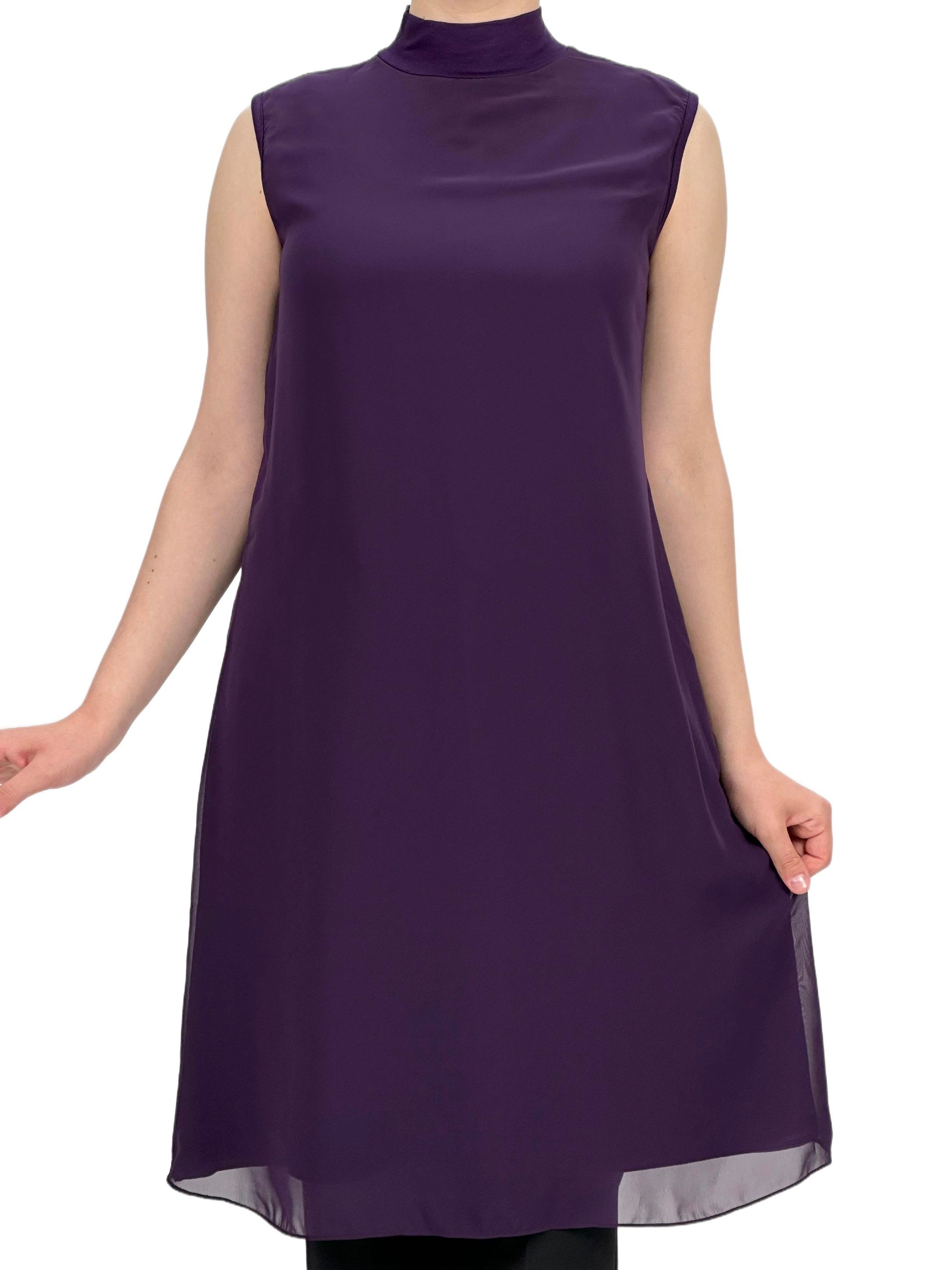 Önü Şifon İçlik Mor OTW8831-772