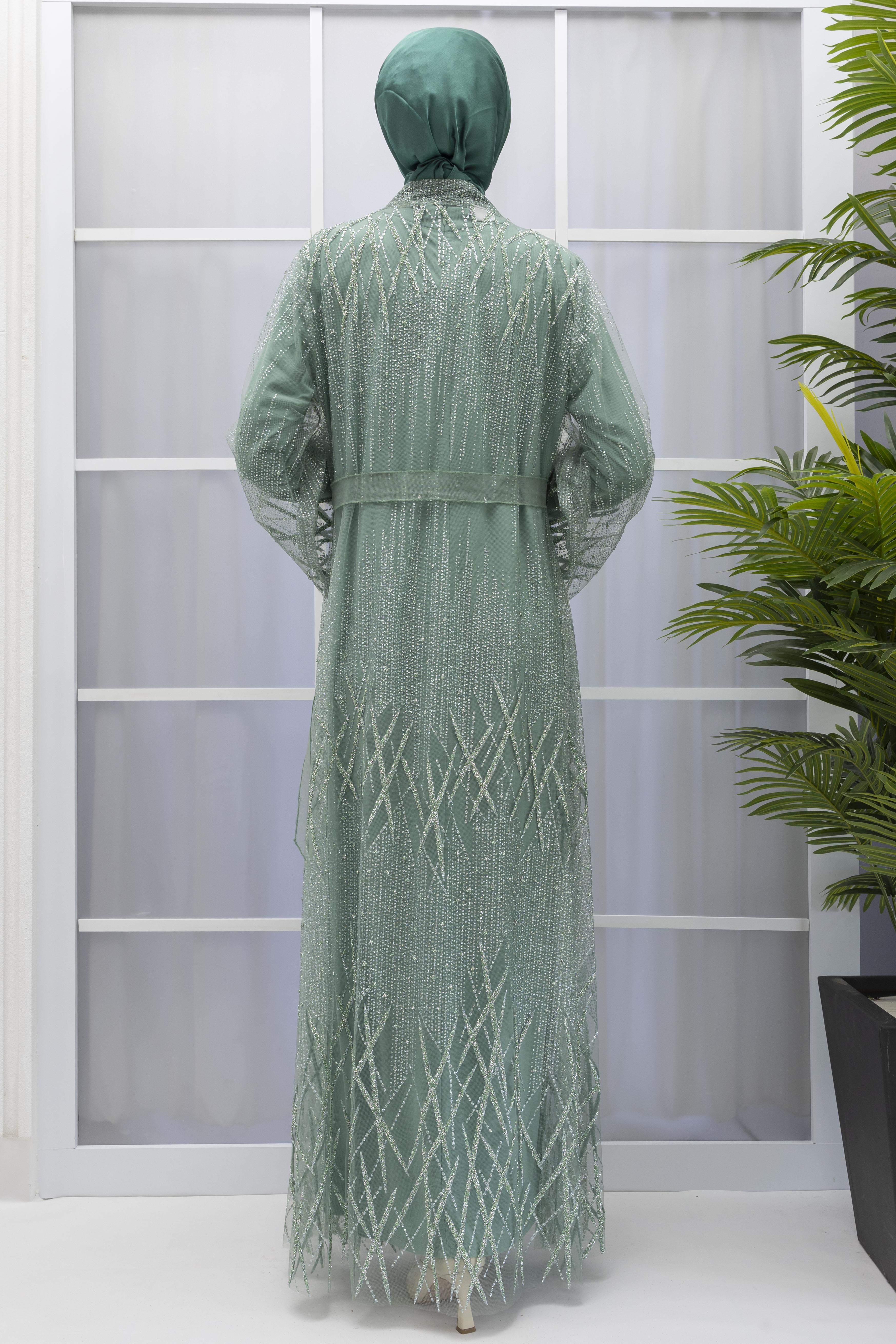 ORHAN STORE ABAYA TAKIM Mint OTW2183