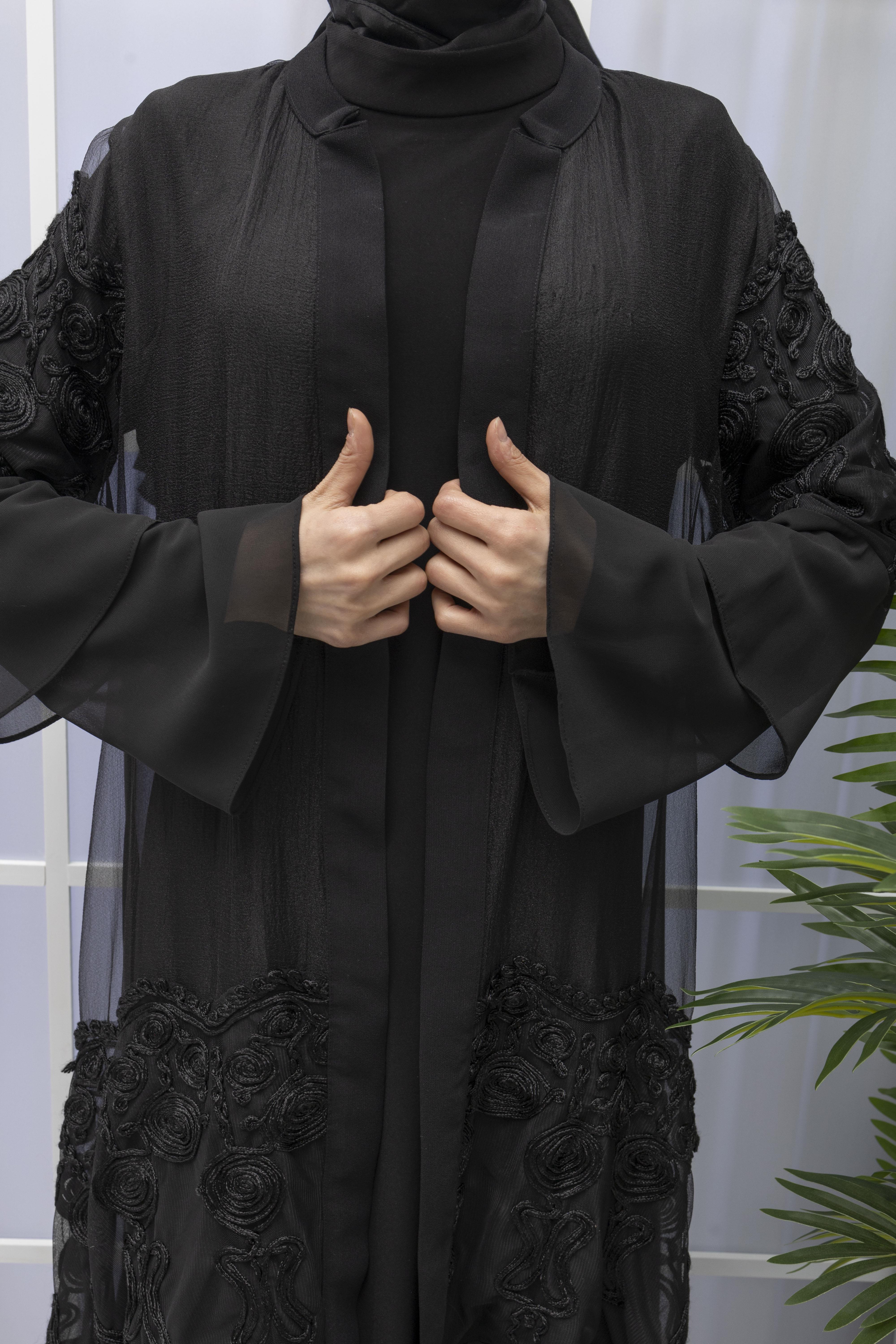 ORHAN STORE ABAYA TAKIM Siyah OTW1990