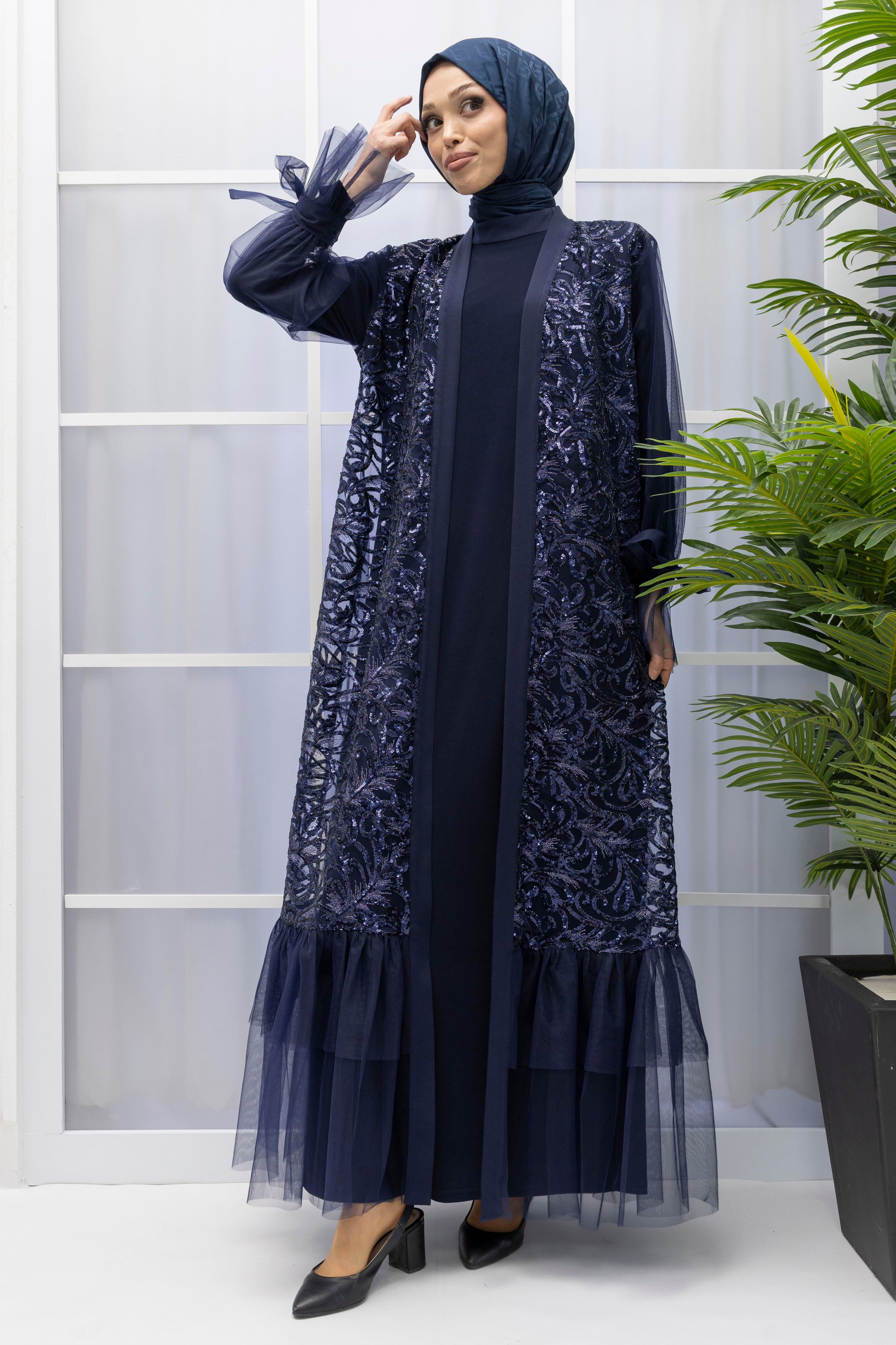 ORHAN STORE ABAYALI TAKIM Lacivert OTW2374