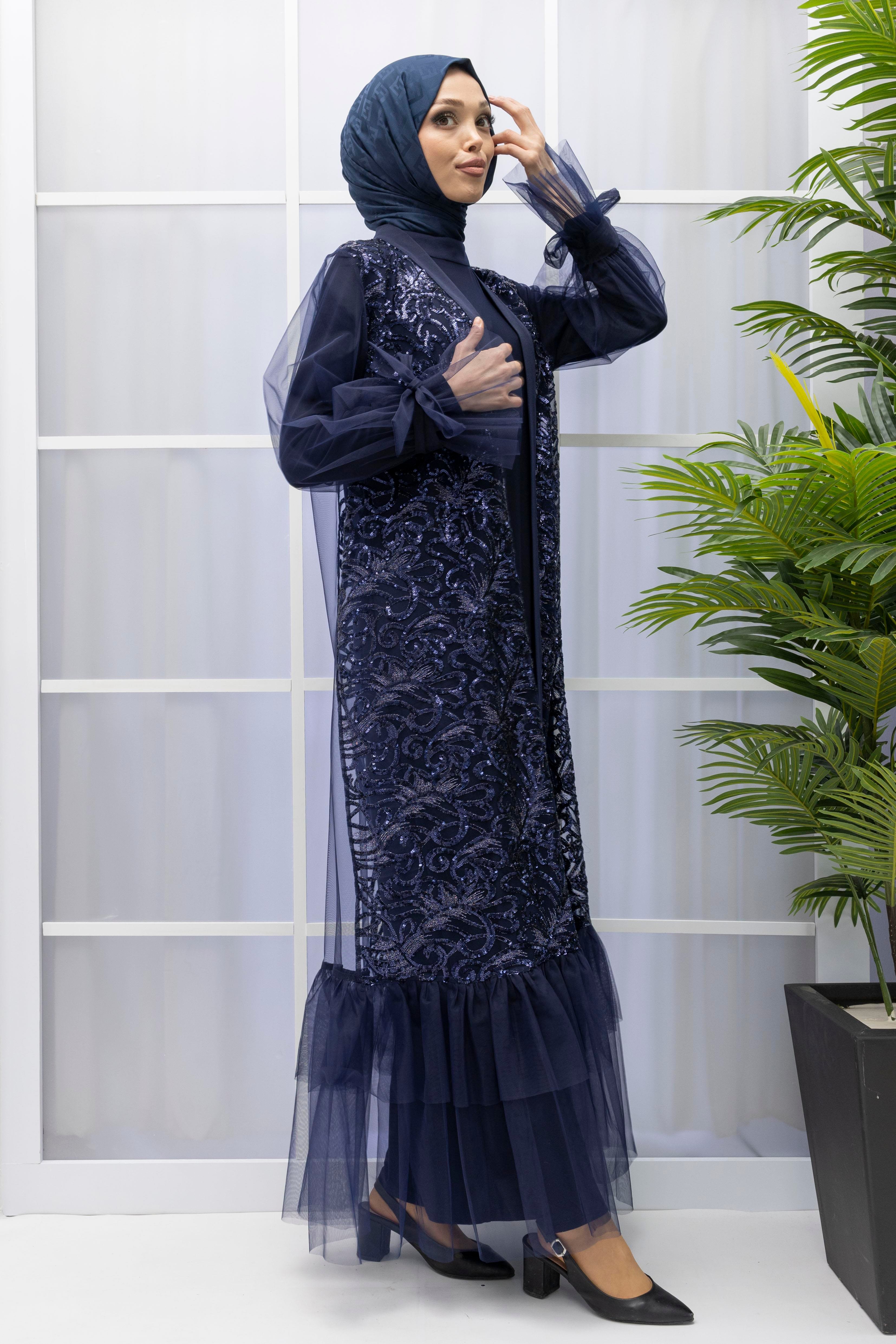 ORHAN STORE ABAYALI TAKIM Lacivert OTW2374