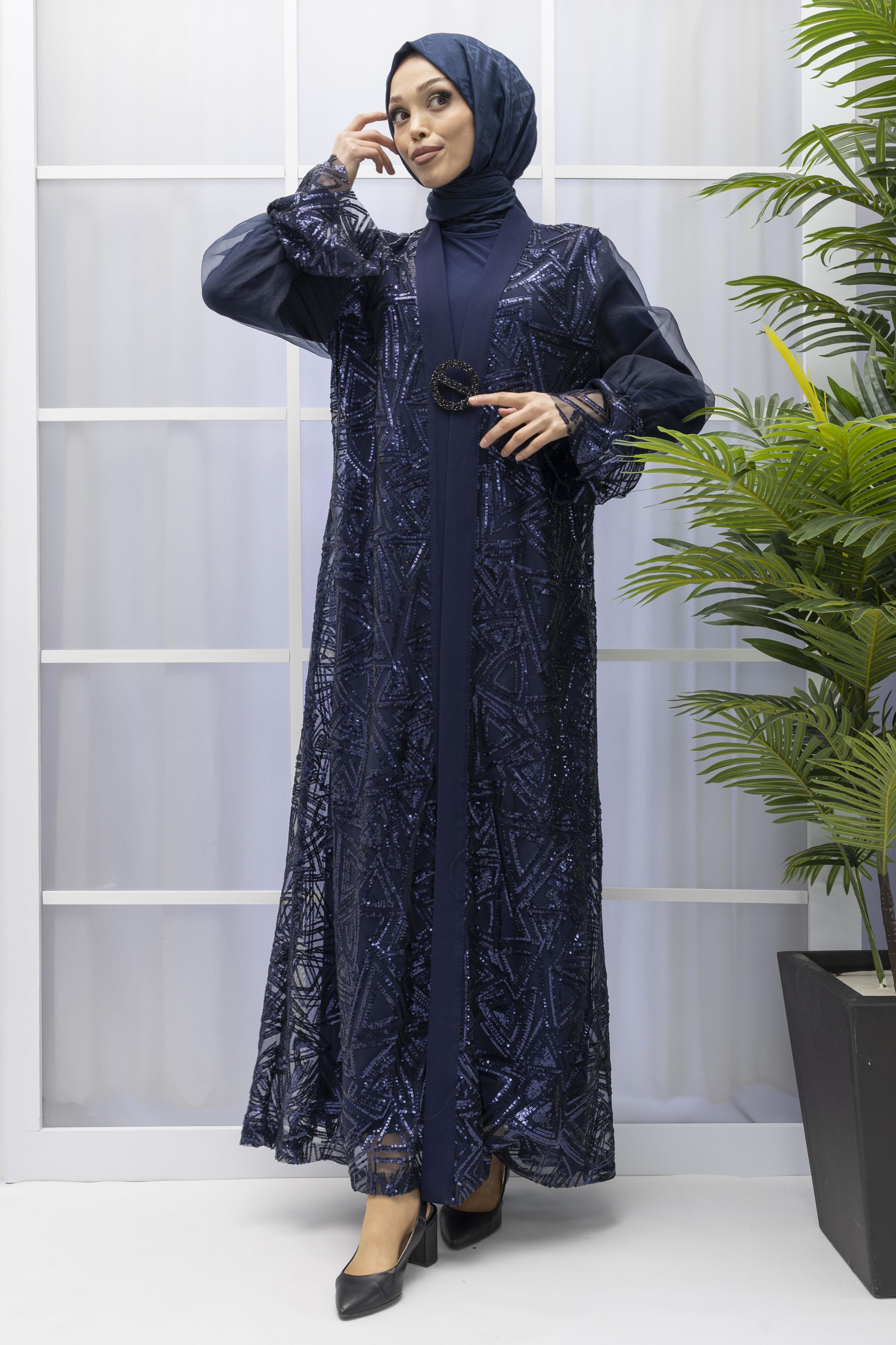 ORHAN STORE ABAYALI TAKIM Lacivert OTW1710