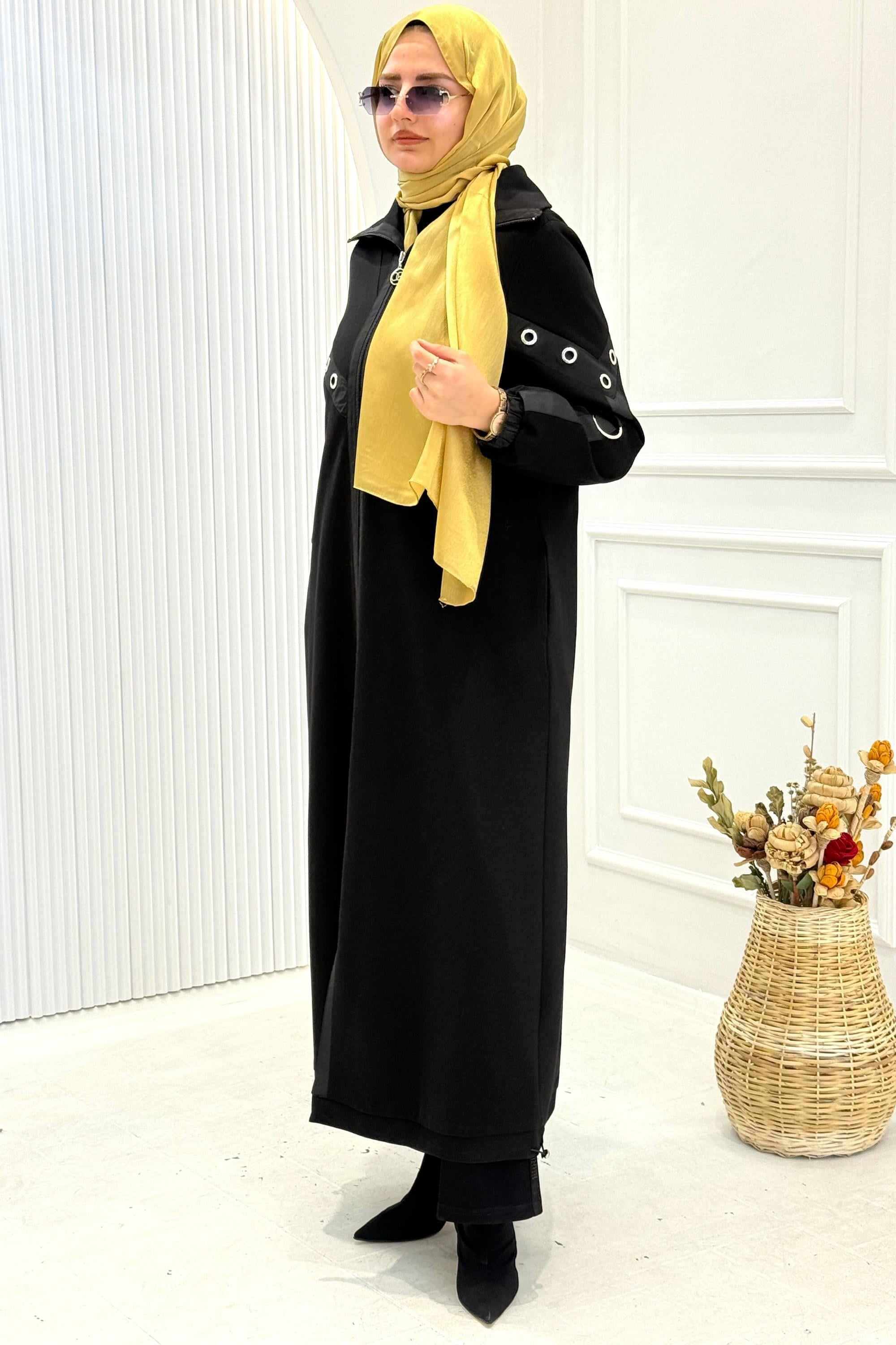 Orhan Store Astarlı Çelik Örme Kap Siyah OTW1493