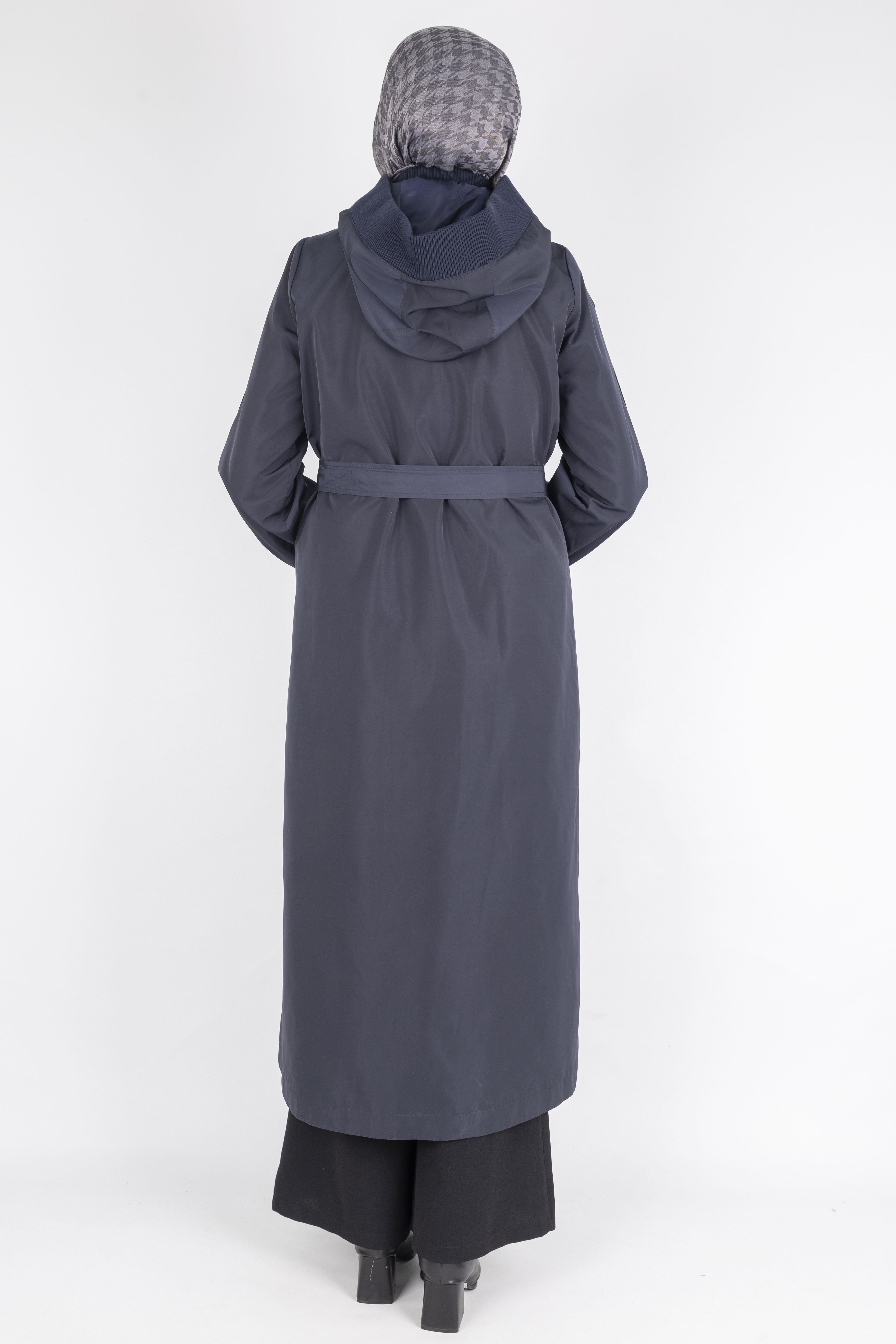 Orhan Store Astarlı Yağmurluk Lacivert OTW1583